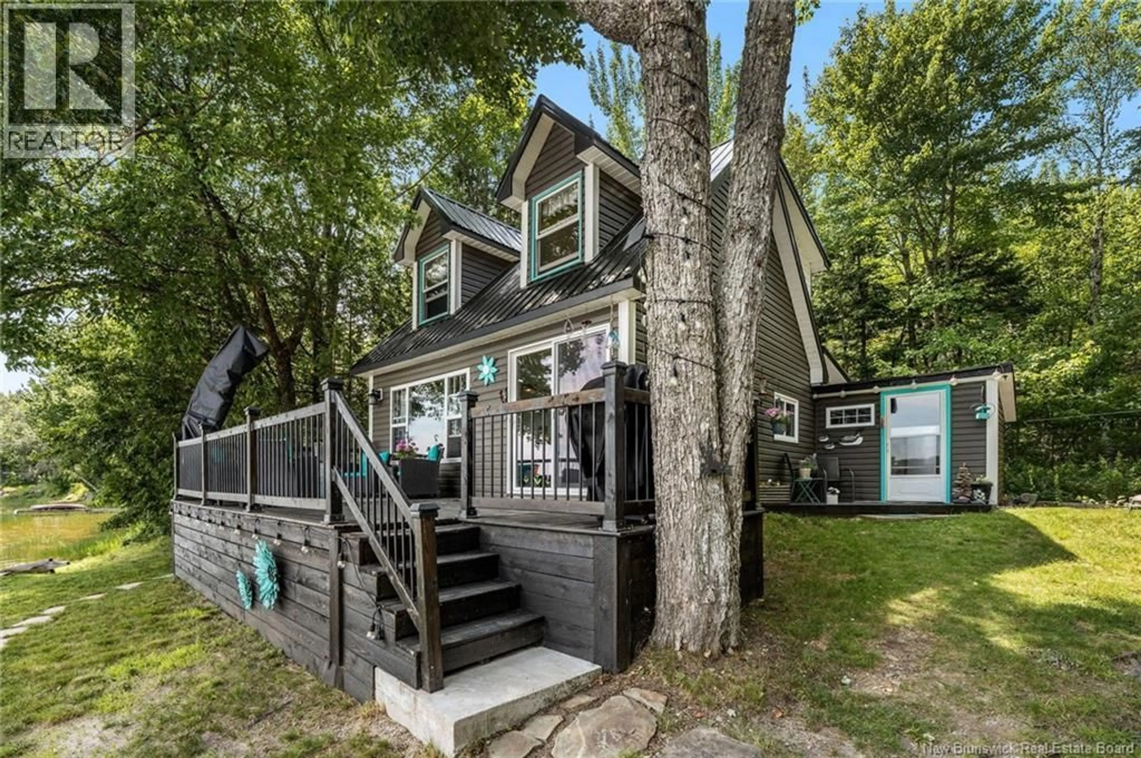 Home with vinyl exterior material, street for 160 BESSIE'S GARDEN LANE, Harvey New Brunswick E6K2J4