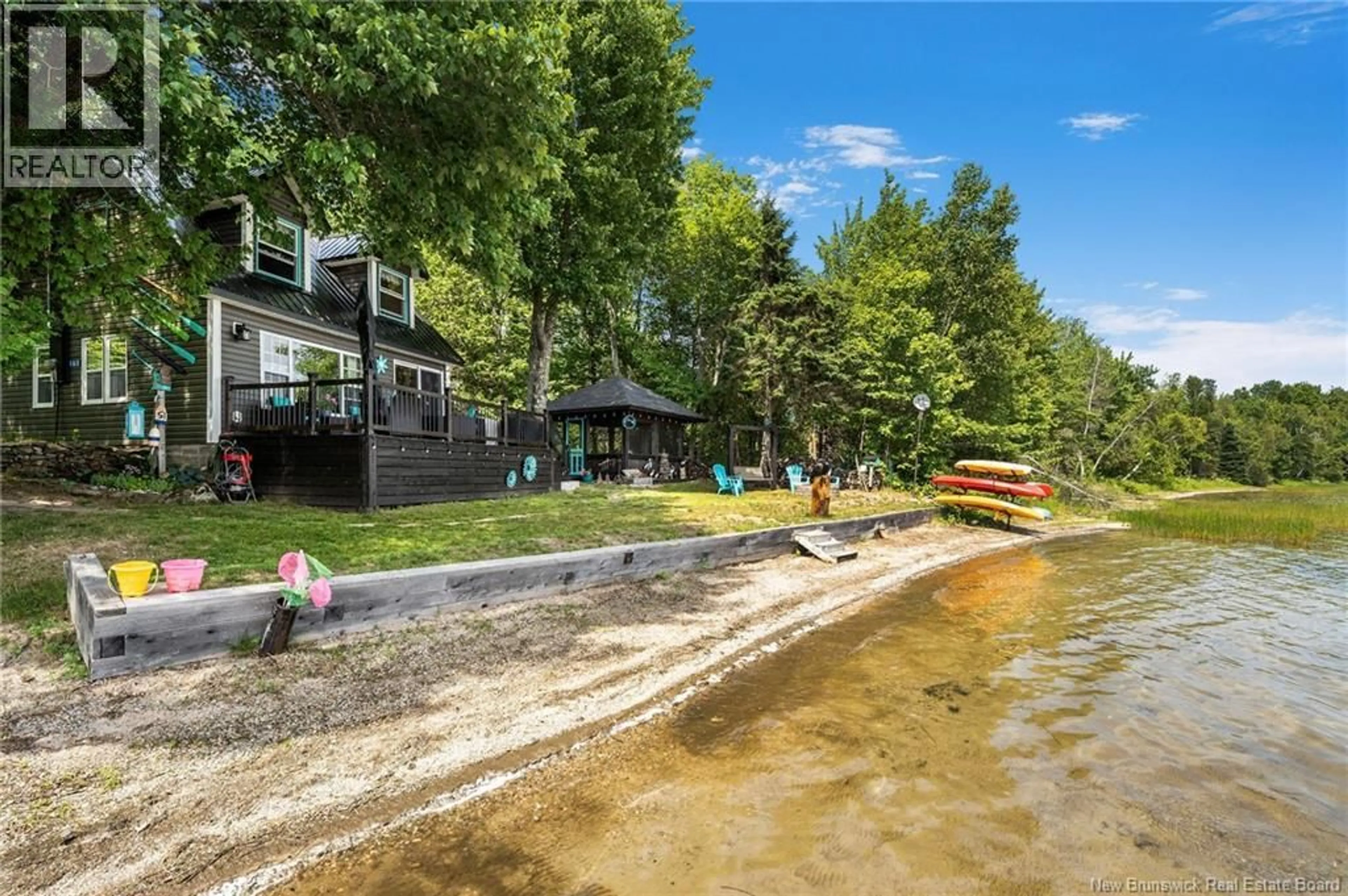 Patio, water/lake/river/ocean view for 160 BESSIE'S GARDEN LANE, Harvey New Brunswick E6K2J4
