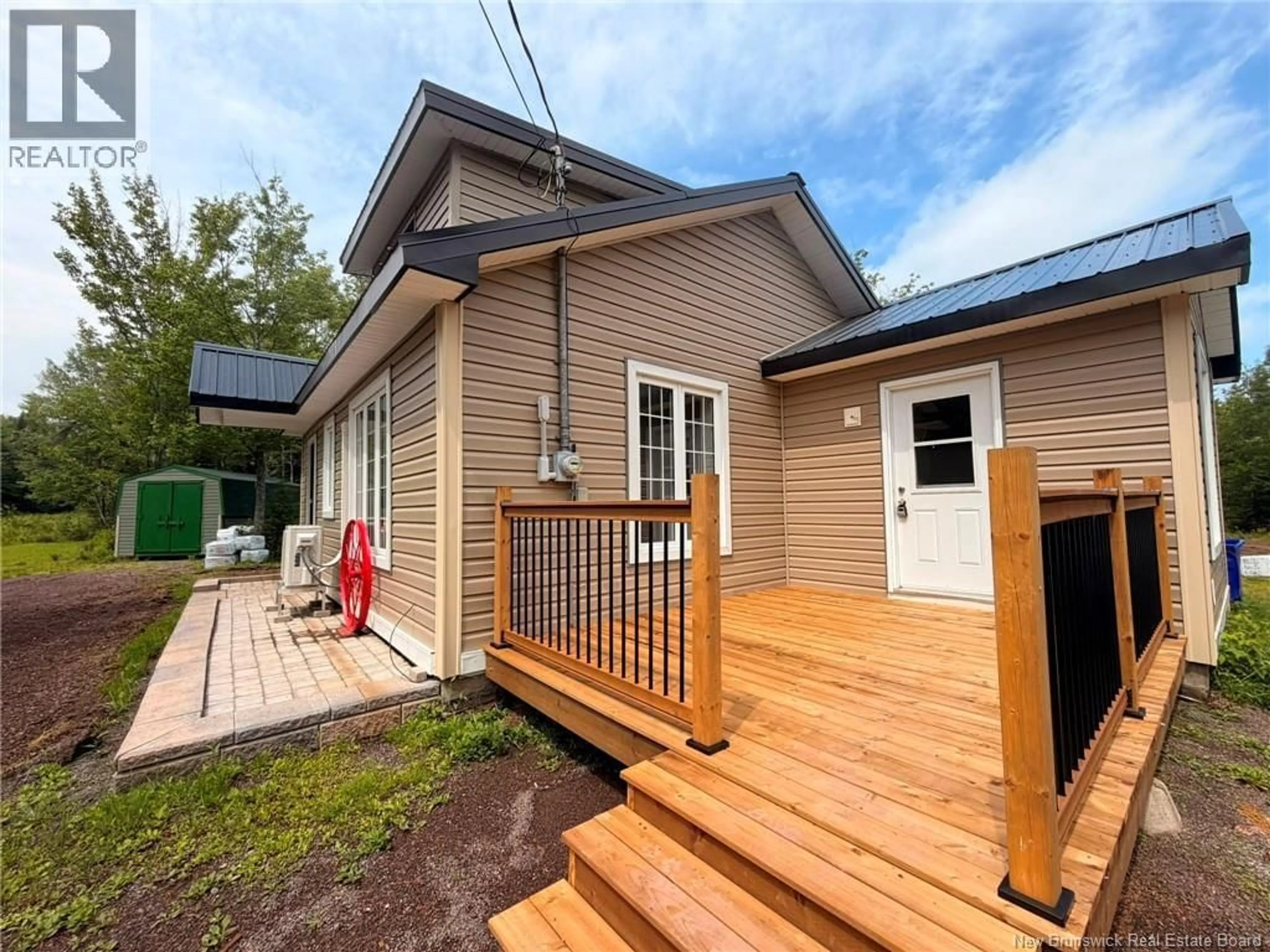 Home with vinyl exterior material, street for 580 SAINT-SOSIME ROAD, Adamsville New Brunswick E4T2G7