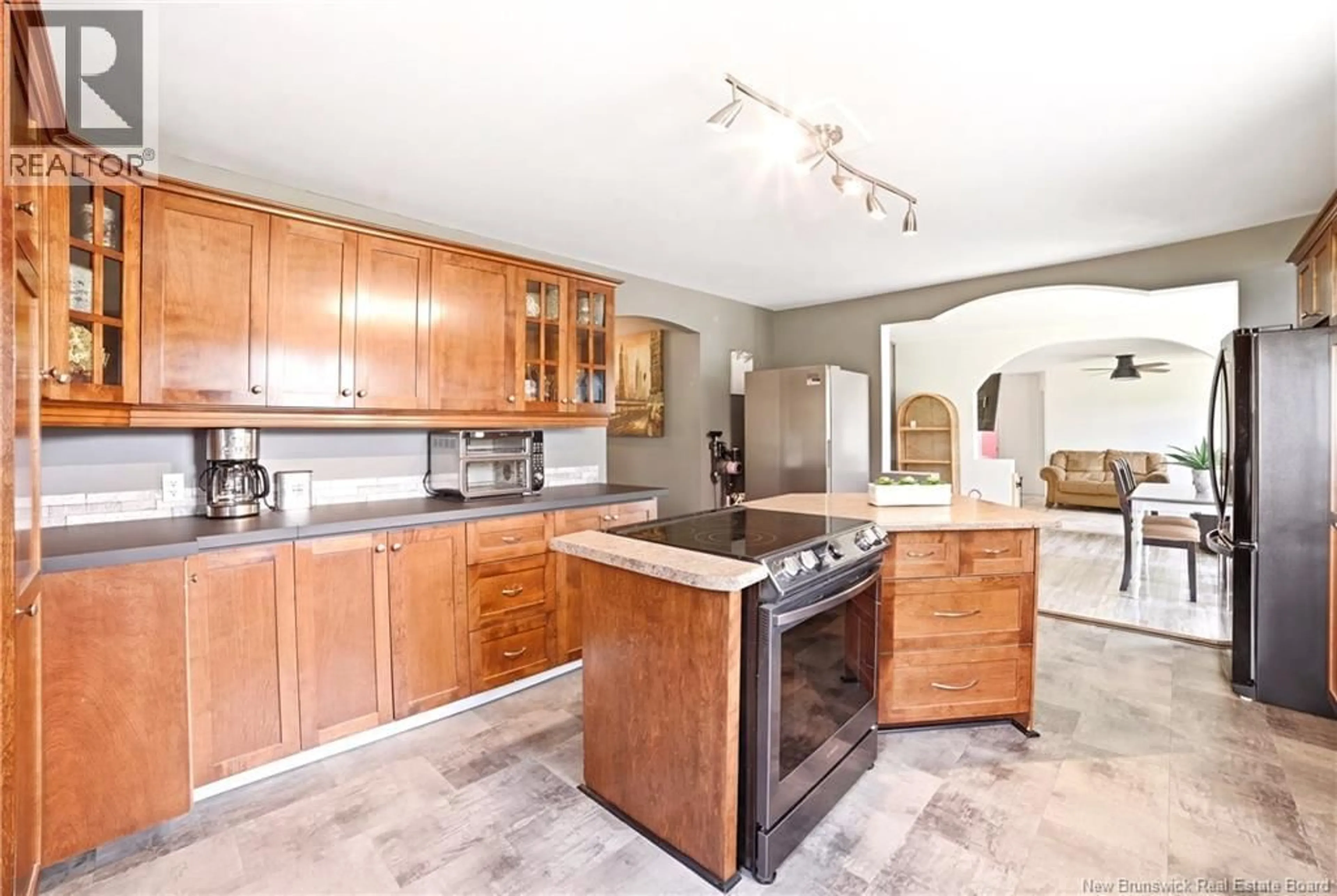 Open concept kitchen, ceramic/tile floor for 230 COLLETTE ROAD, Collette New Brunswick E4Y1J5