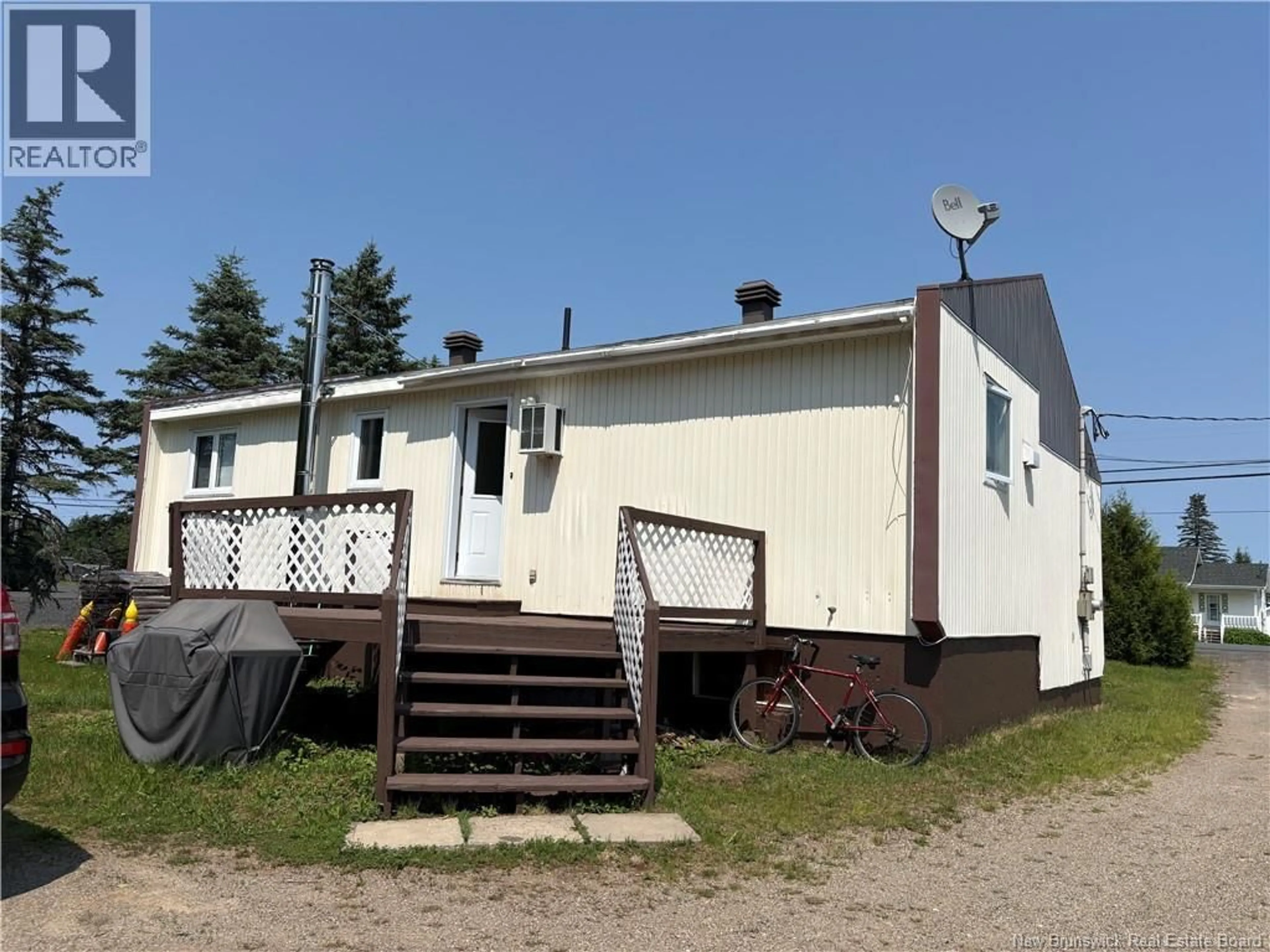 A pic from outside/outdoor area/front of a property/back of a property/a pic from drone, building for 4652 ROUTE 134, Allardville New Brunswick E8L1C4