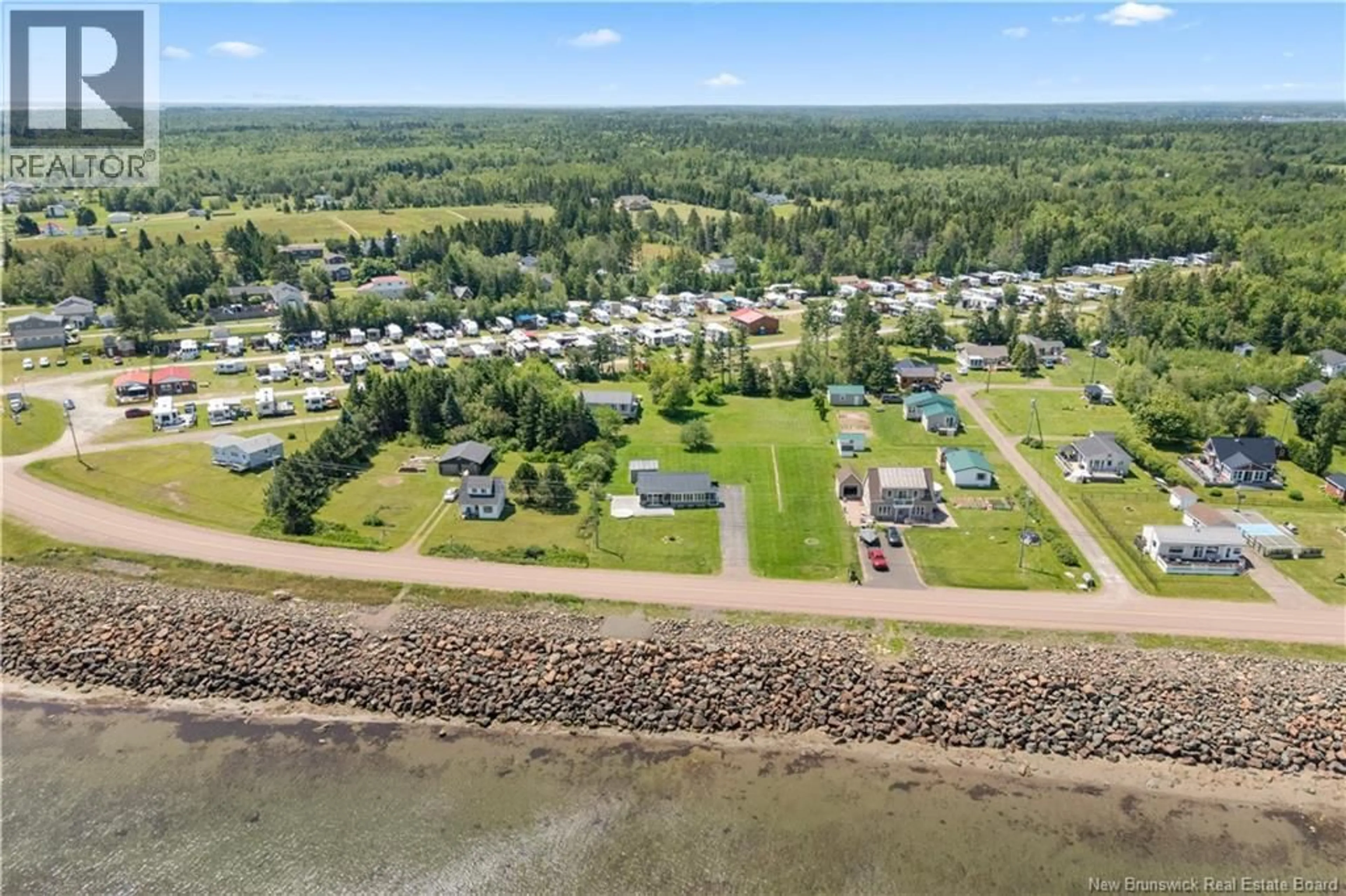 A pic from outside/outdoor area/front of a property/back of a property/a pic from drone, water/lake/river/ocean view for 2489 ROUTE 530 ROUTE, Grande-Digue New Brunswick E4R5G7