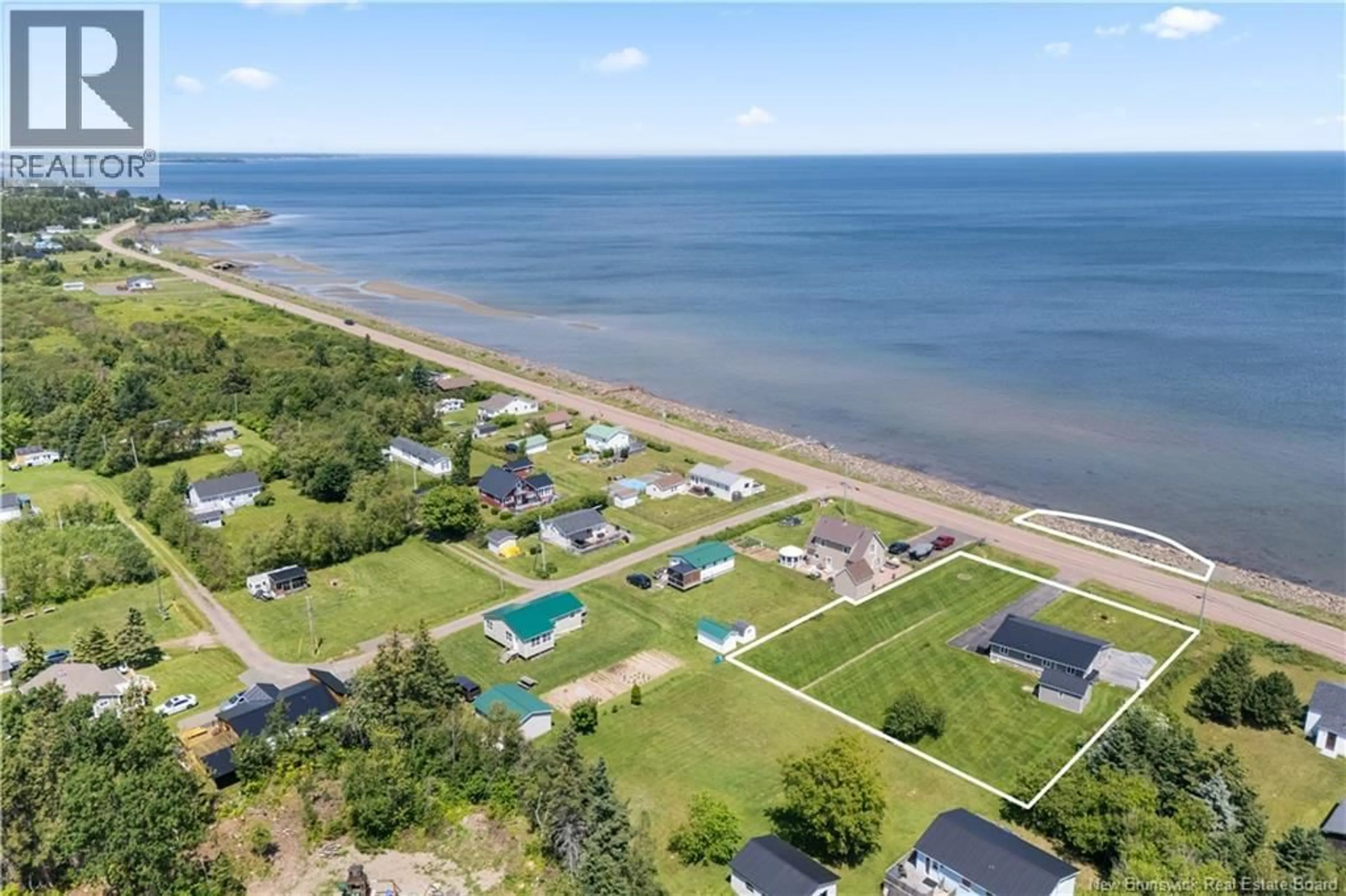 A pic from outside/outdoor area/front of a property/back of a property/a pic from drone, water/lake/river/ocean view for 2489 ROUTE 530 ROUTE, Grande-Digue New Brunswick E4R5G7