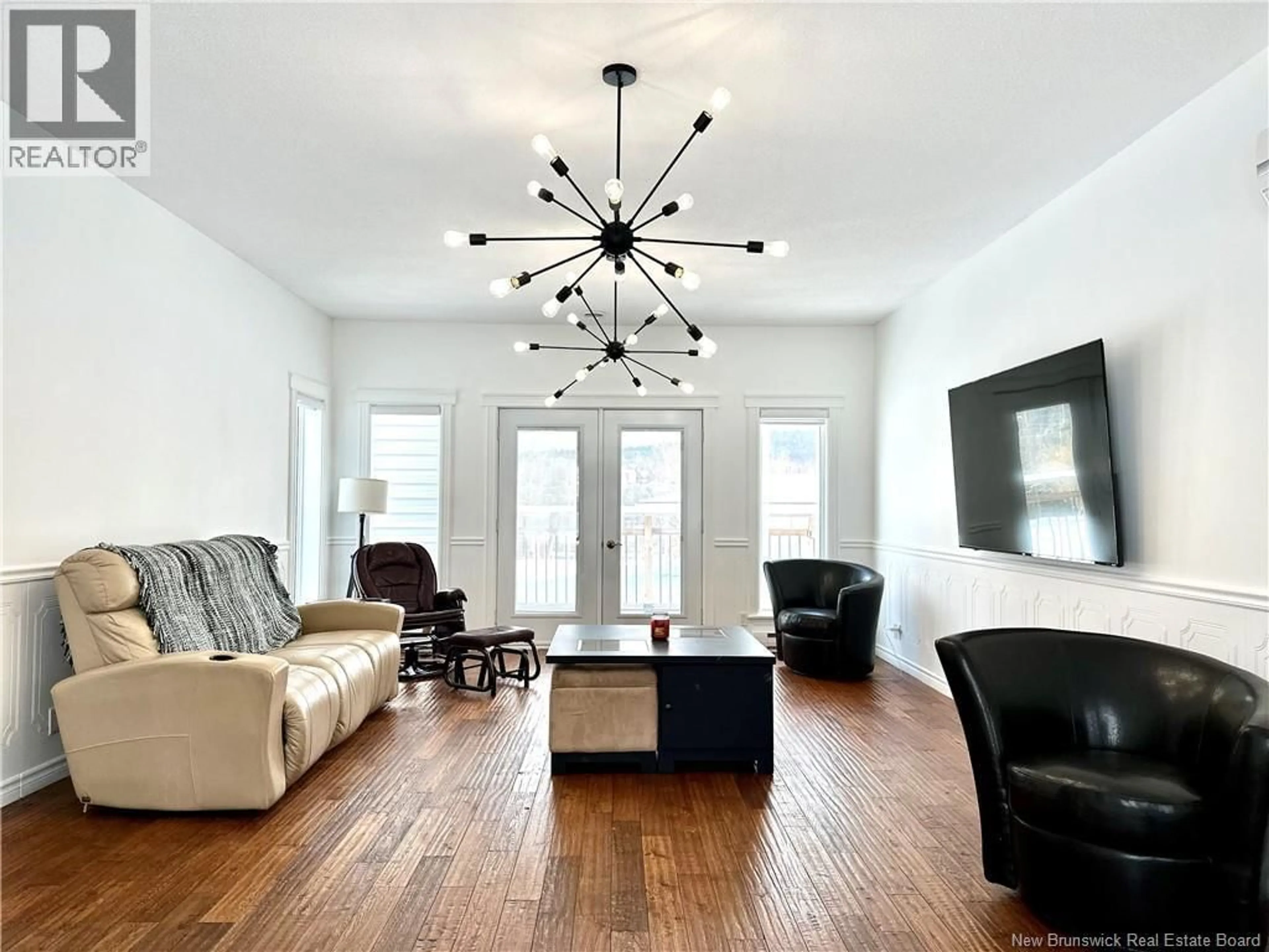 Living room with furniture, wood/laminate floor for 1220 ST-FRANÇOIS STREET, Verret New Brunswick E3V4P3