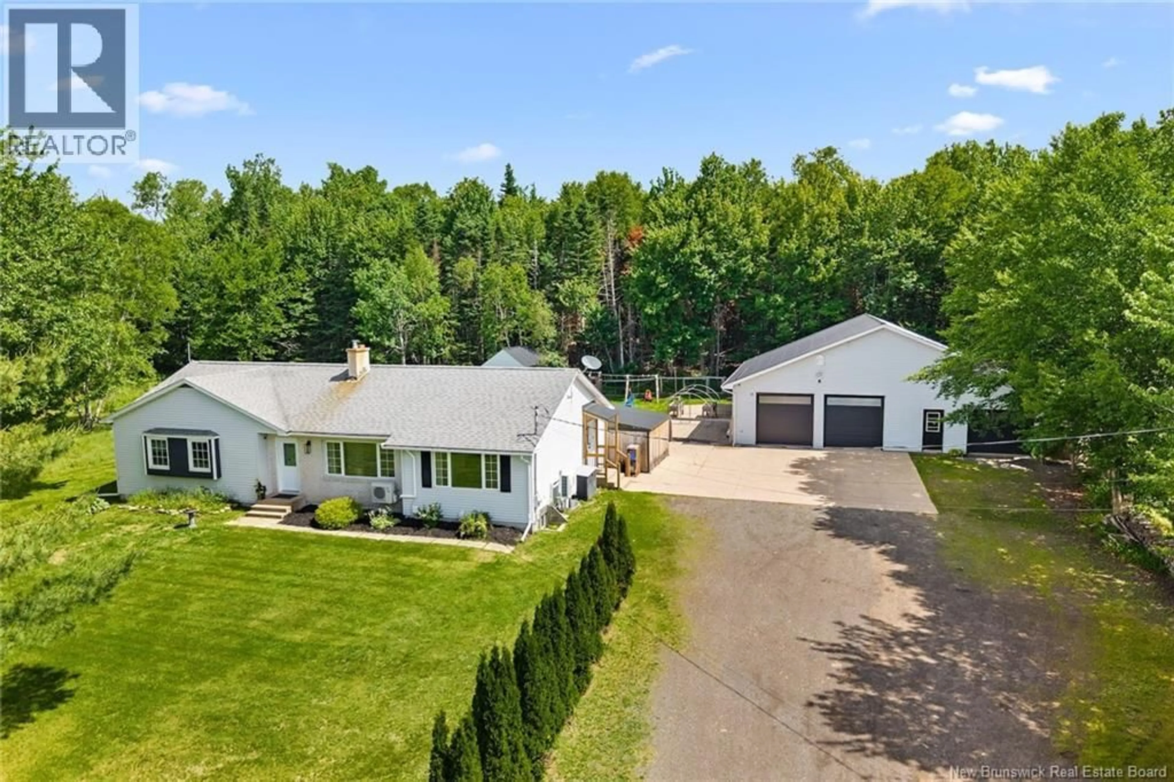 A pic from outside/outdoor area/front of a property/back of a property/a pic from drone, street for 2310 ROUTE 620, Fredericton New Brunswick E6G6L5