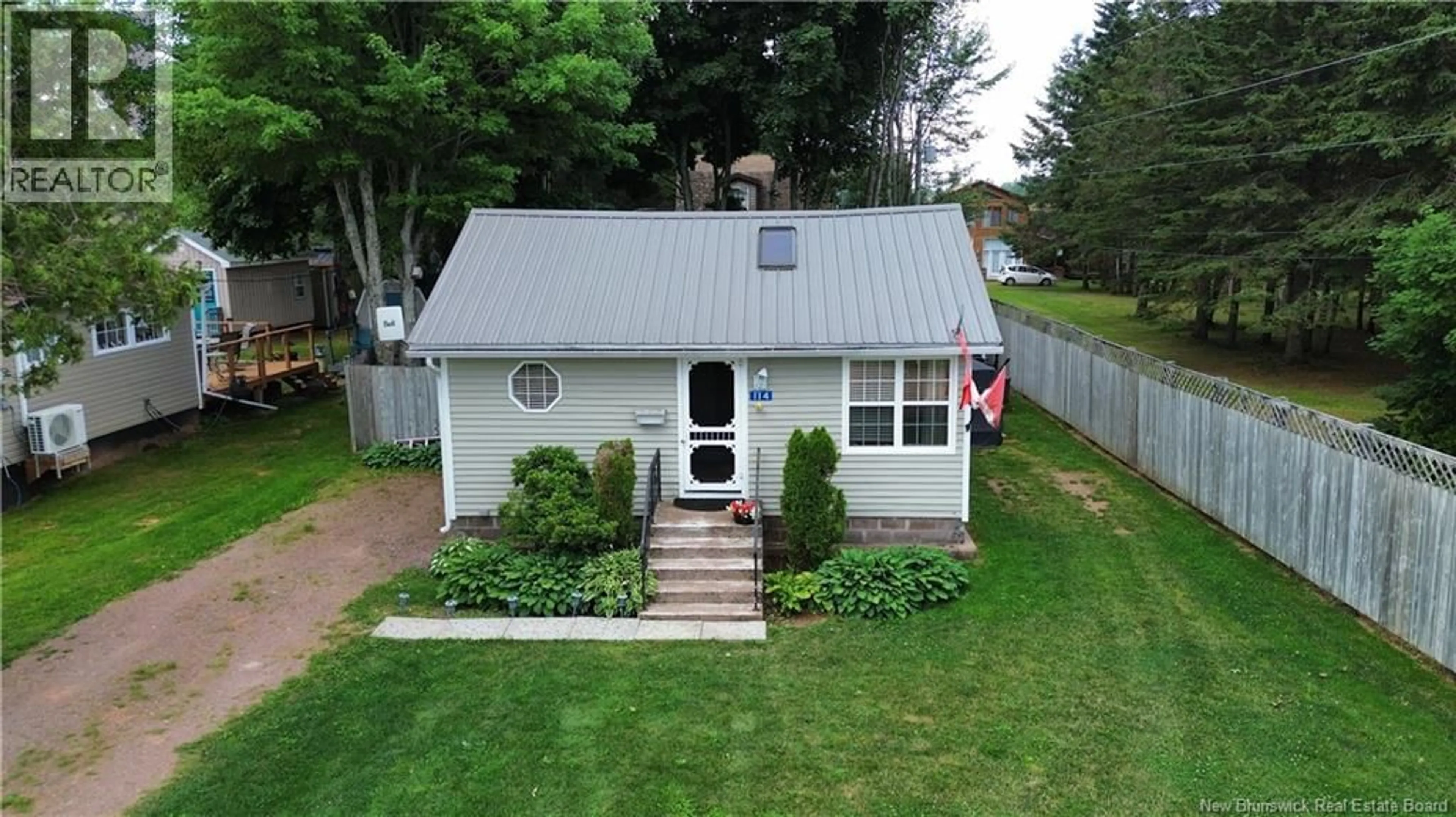 A pic from outside/outdoor area/front of a property/back of a property/a pic from drone, street for 114 IRWIN'S POINT ROAD, Baie Verte New Brunswick E4M1H4