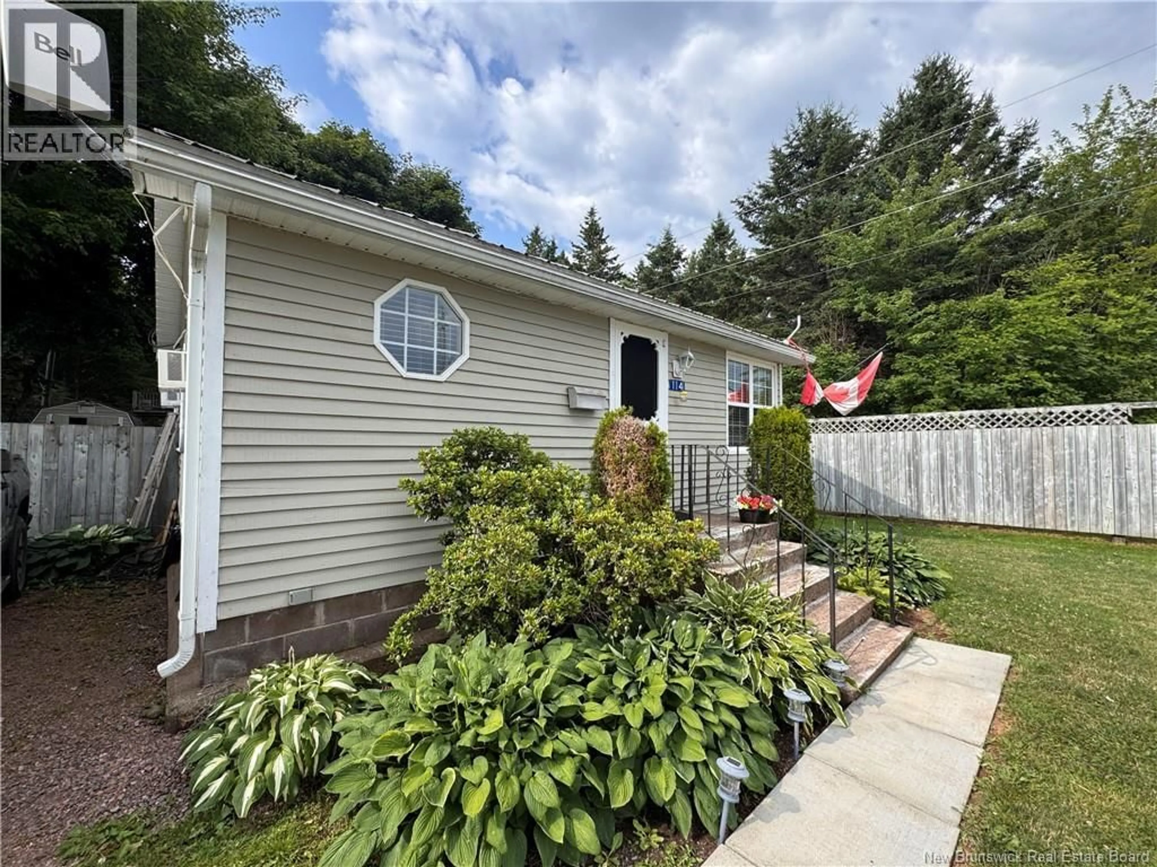 Home with vinyl exterior material, street for 114 IRWIN'S POINT ROAD, Baie Verte New Brunswick E4M1H4