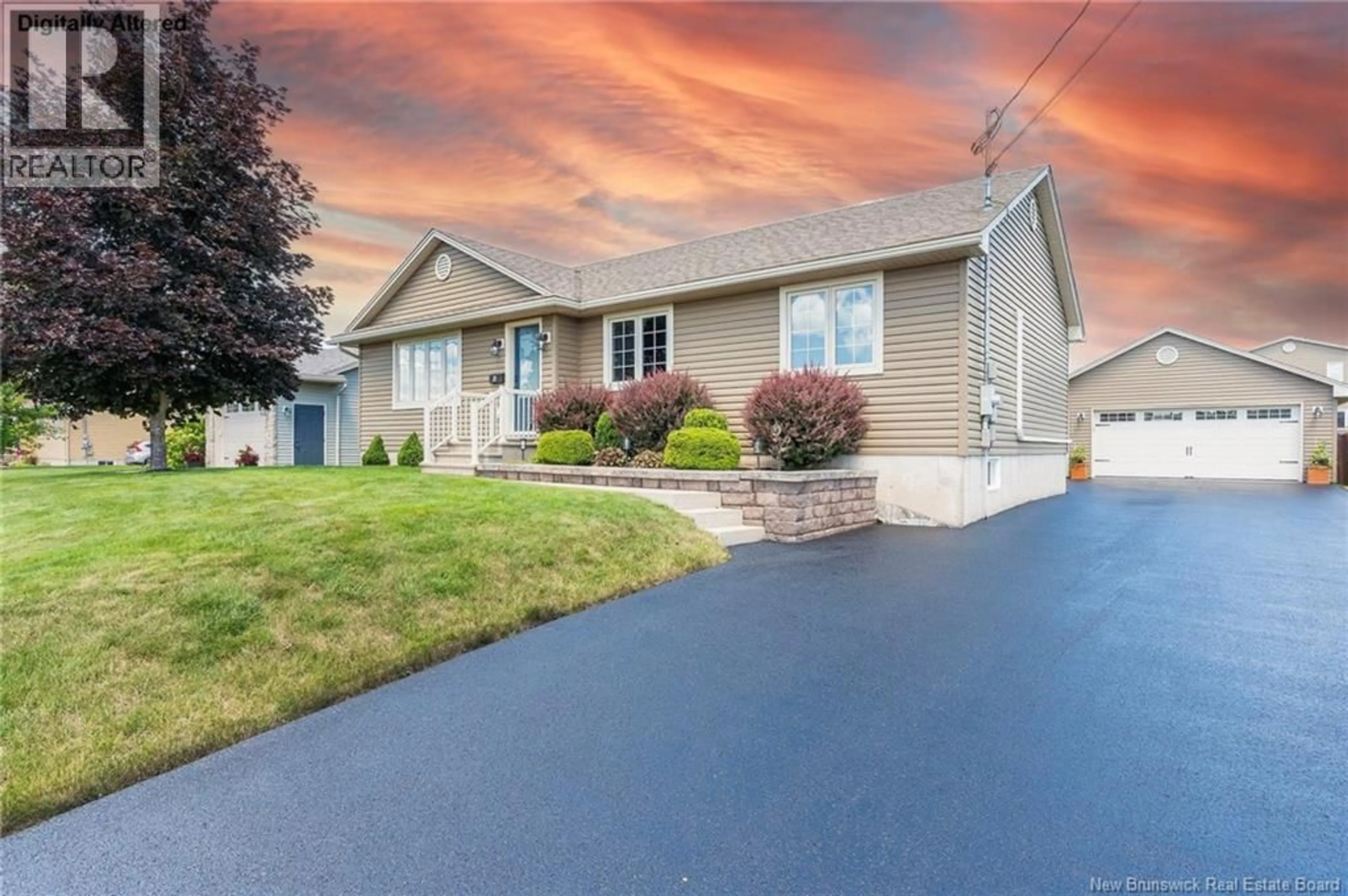 Home with vinyl exterior material, street for 28 SYDNEY AVENUE, Riverview New Brunswick E1B0H5