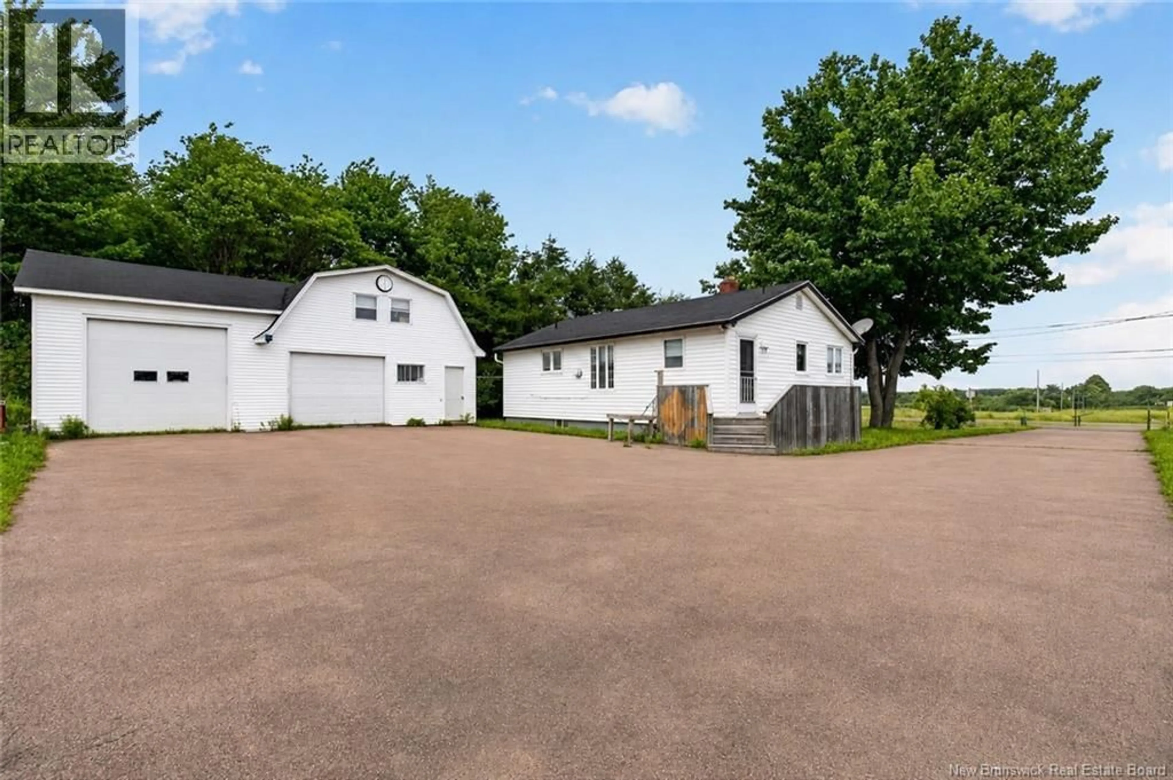 A pic from outside/outdoor area/front of a property/back of a property/a pic from drone, building for 3597 ROUTE 132, Scoudouc New Brunswick E4P3M3