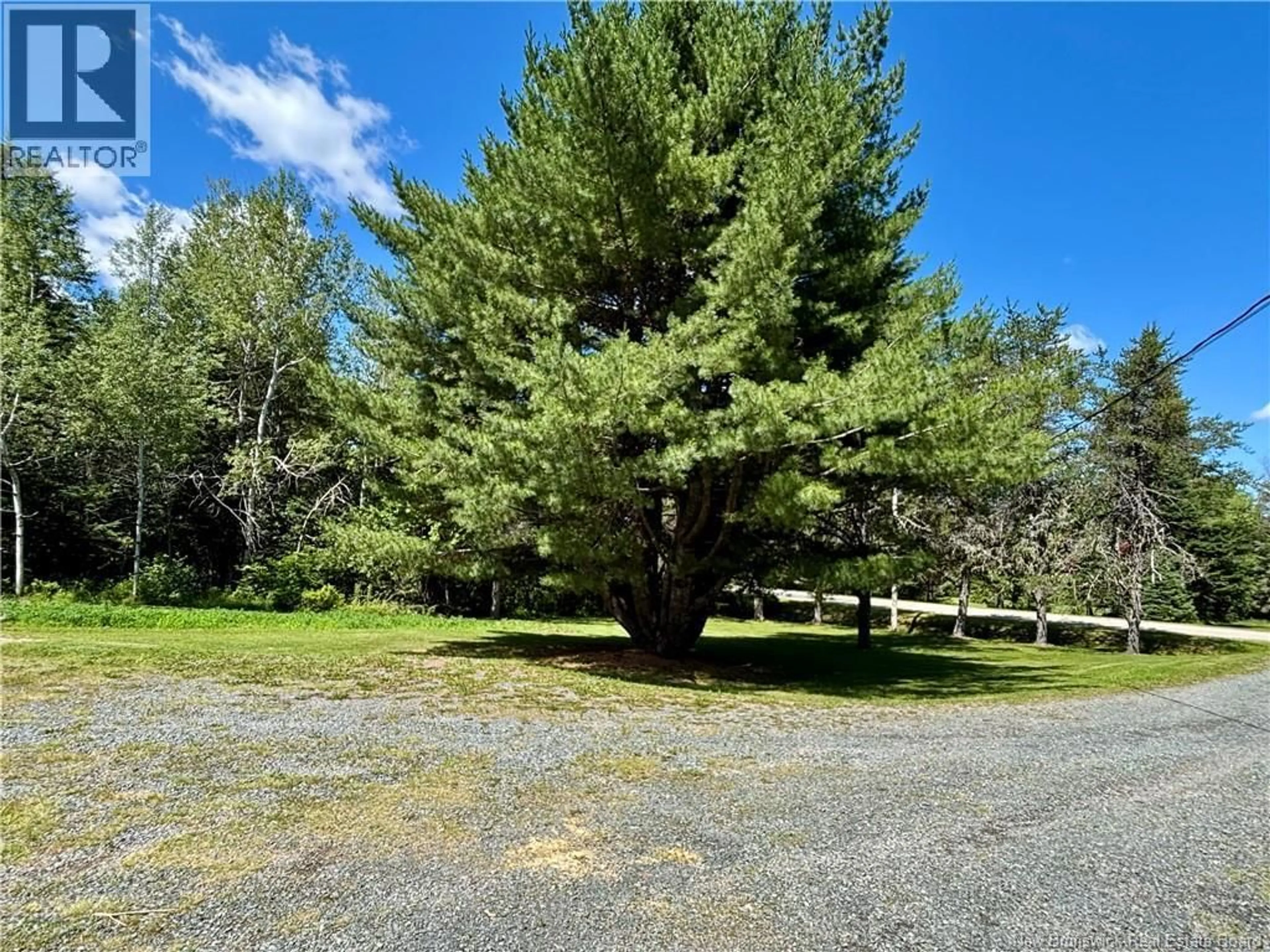 A pic from outside/outdoor area/front of a property/back of a property/a pic from drone, forest/trees view for 23 MOISE LANE, Caissie Road New Brunswick E9G3A1