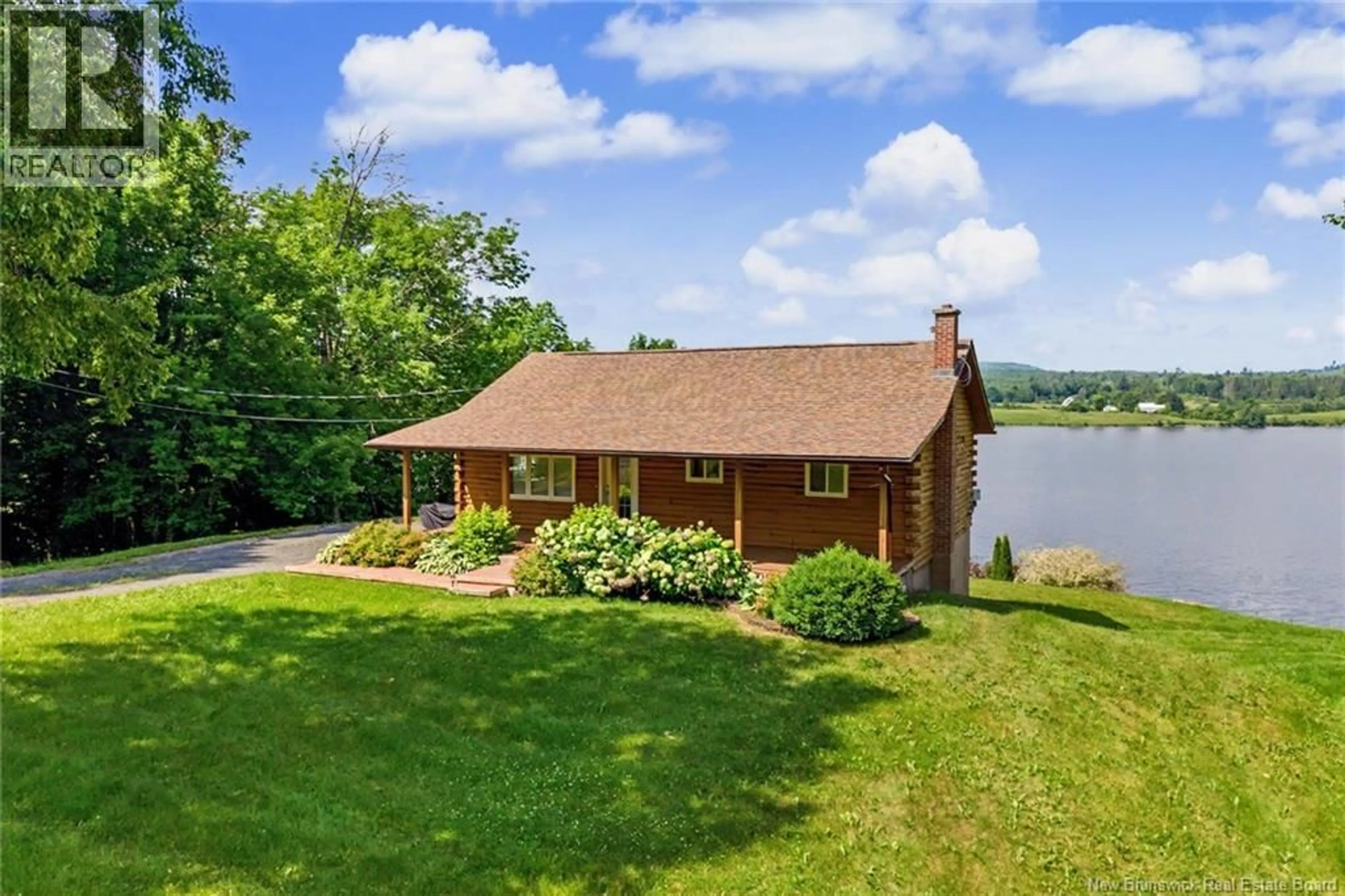 A pic from outside/outdoor area/front of a property/back of a property/a pic from drone, water/lake/river/ocean view for 11 RITCHIE ROAD, Ritchie New Brunswick E6H1G8