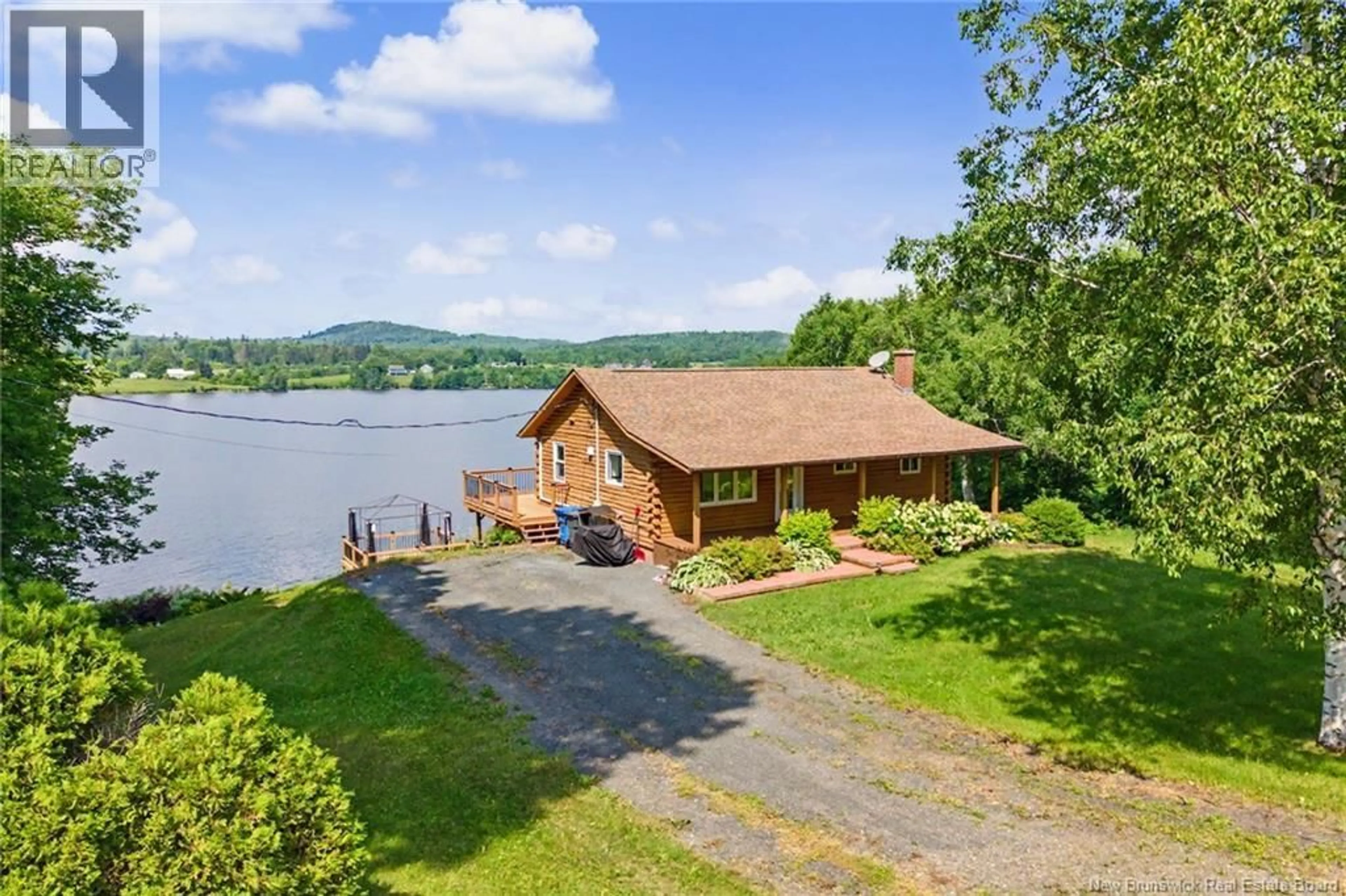 A pic from outside/outdoor area/front of a property/back of a property/a pic from drone, water/lake/river/ocean view for 11 RITCHIE ROAD, Ritchie New Brunswick E6H1G8
