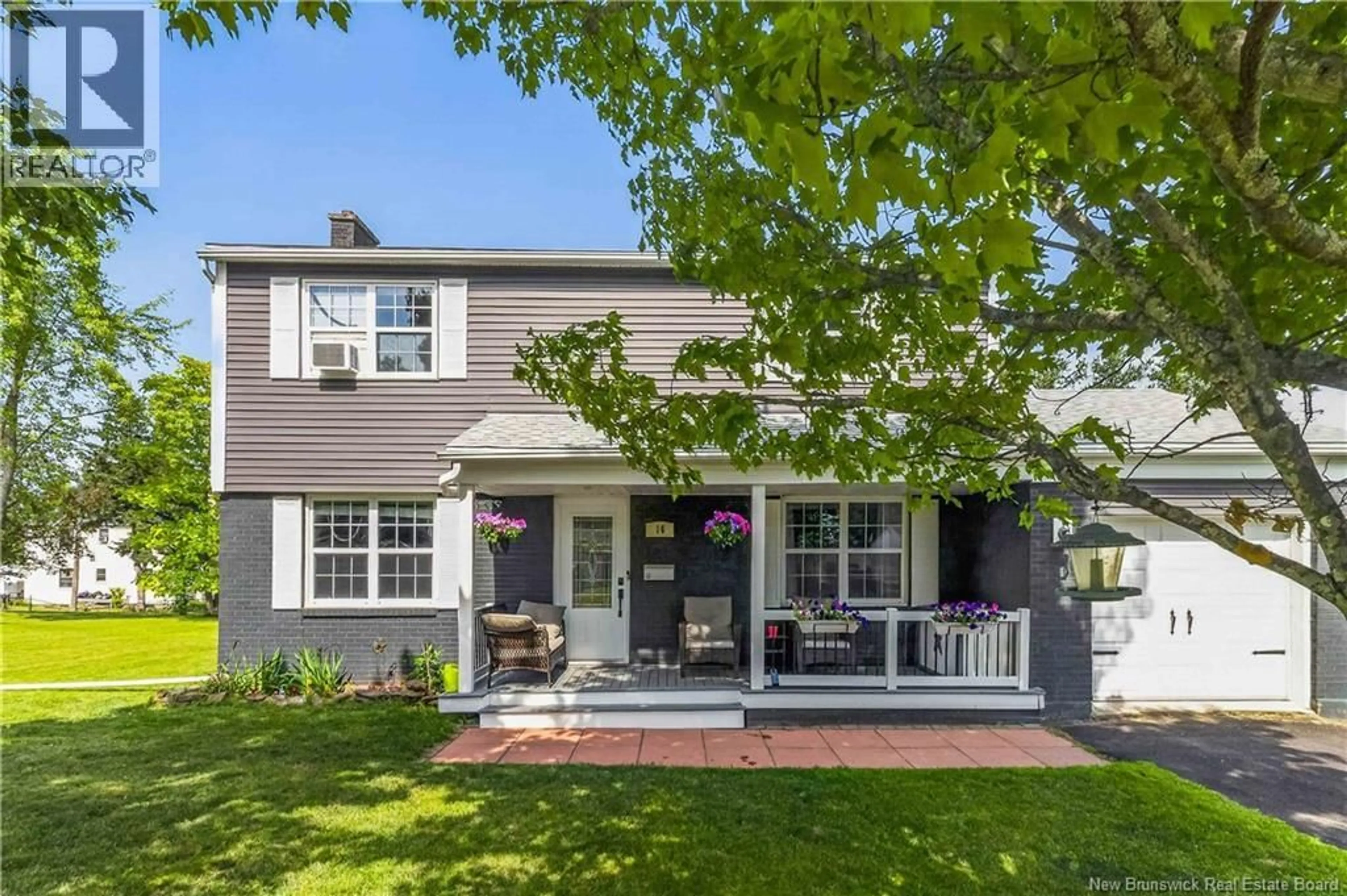 Home with vinyl exterior material, street for 16 IRWIN STREET, Riverview New Brunswick E1B1B8