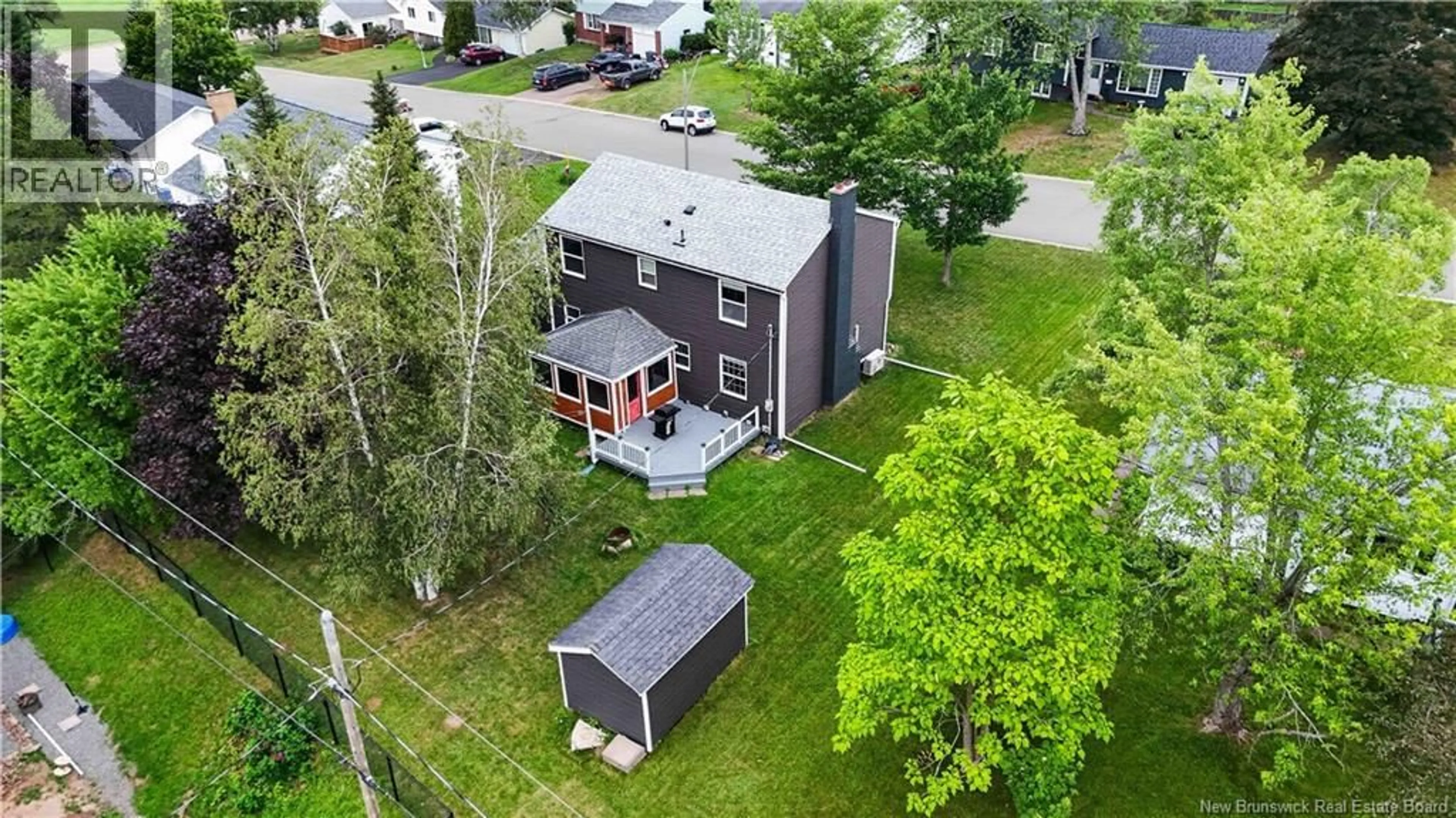 A pic from outside/outdoor area/front of a property/back of a property/a pic from drone, street for 16 IRWIN STREET, Riverview New Brunswick E1B1B8
