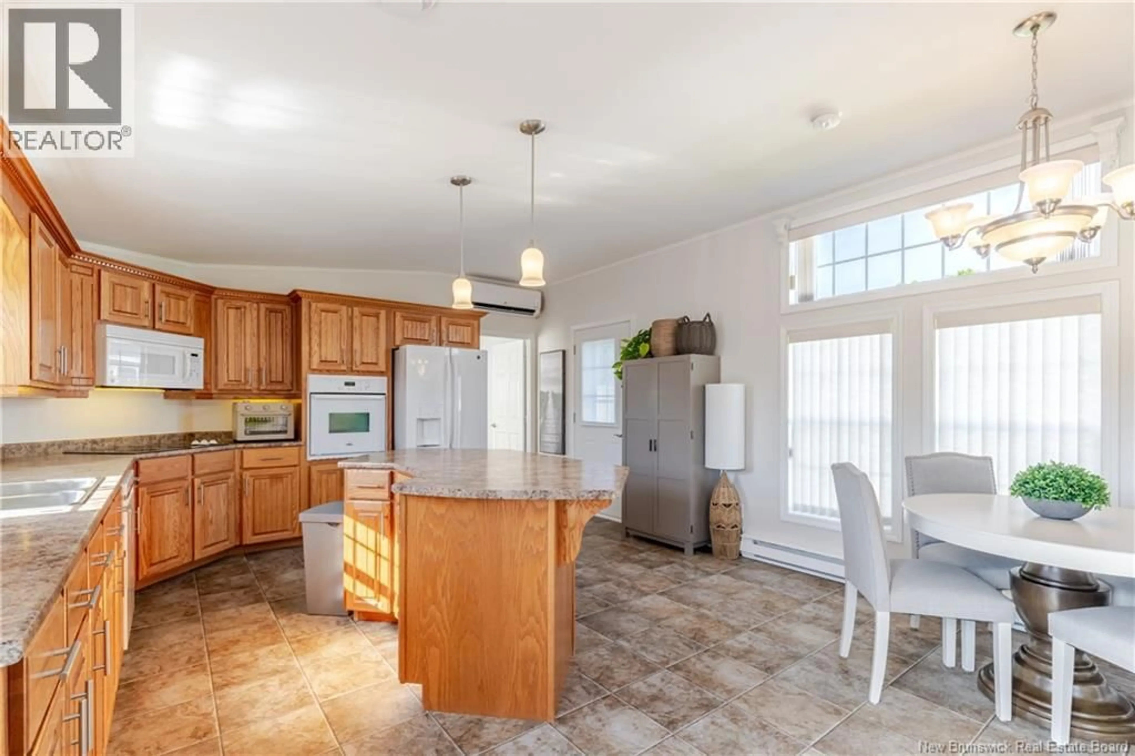 Open concept kitchen, ceramic/tile floor for 224 GLENMAR DRIVE, Nashwaaksis New Brunswick E3G0S3