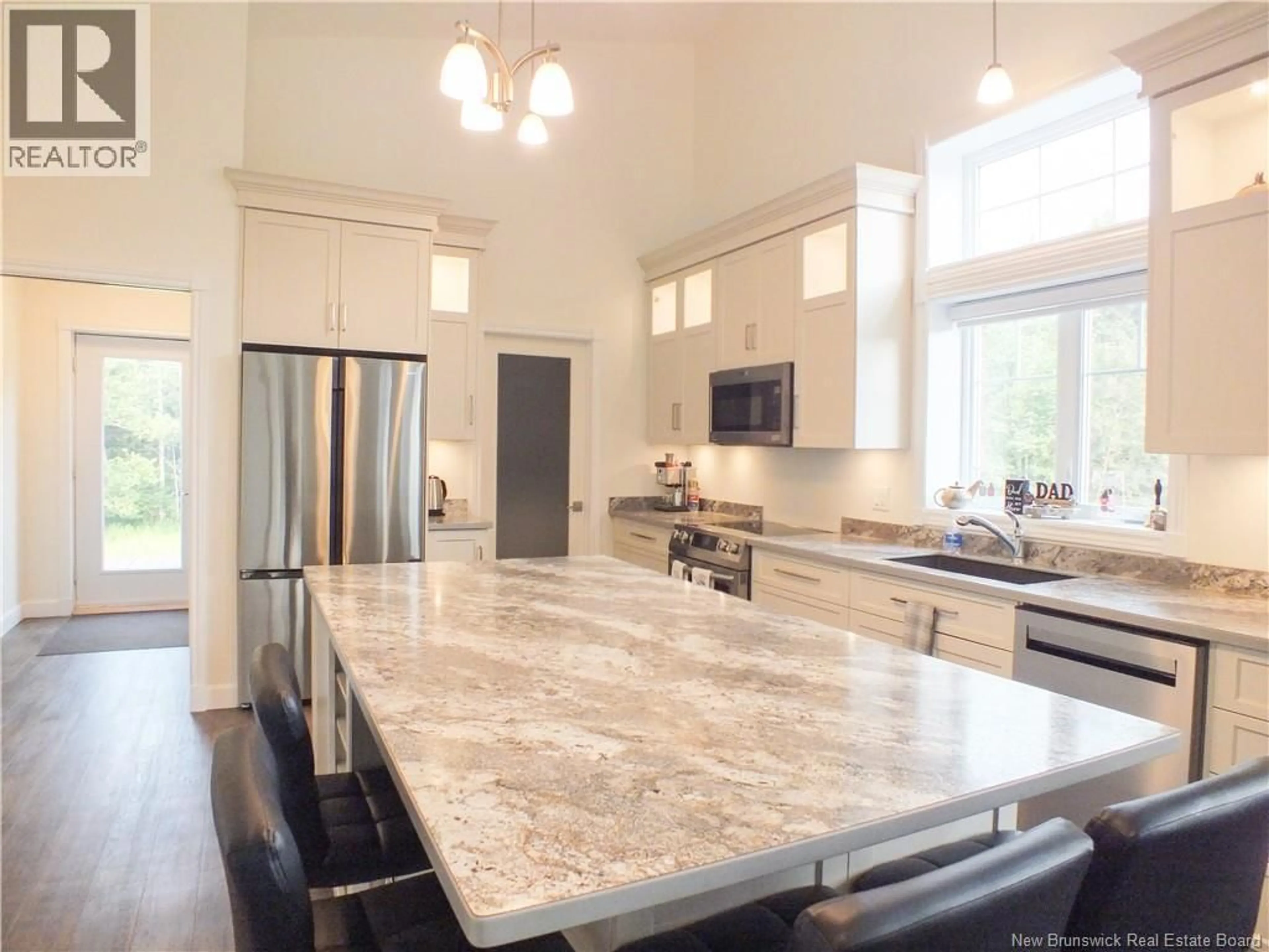 Open concept kitchen, ceramic/tile floor for 5 DEAL ROAD, Lakeville New Brunswick E7K1K4