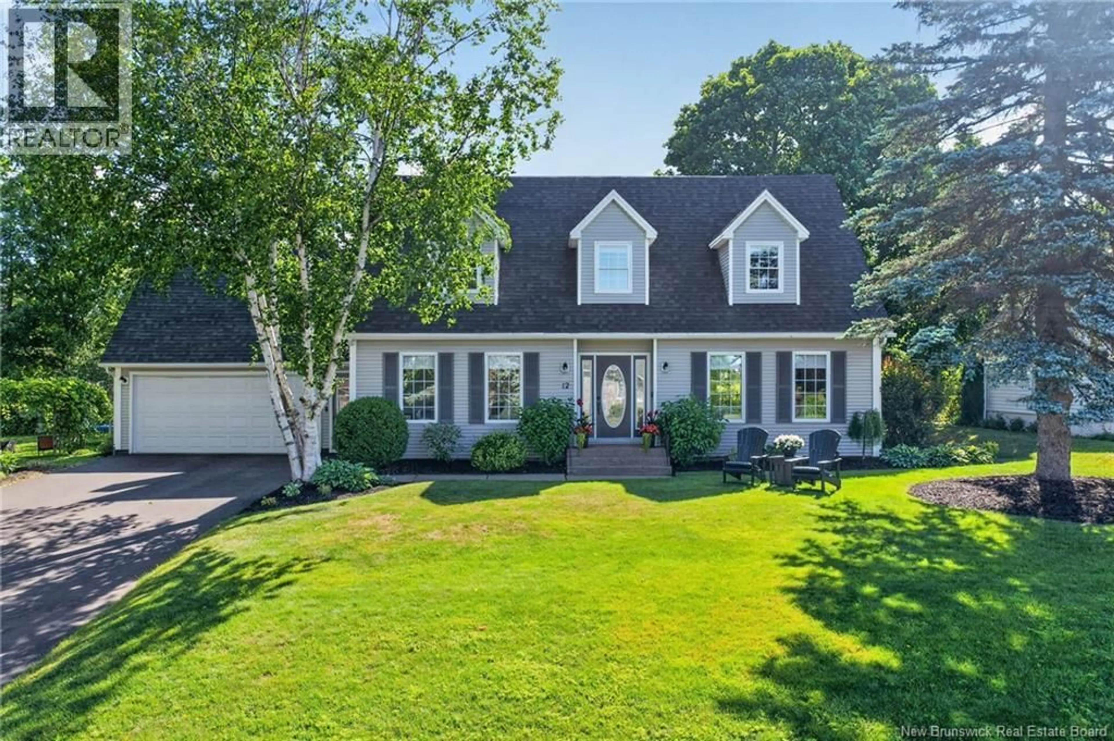 Home with vinyl exterior material, street for 12 FAIRWAY BOULEVARD, Riverview New Brunswick E1B1S8