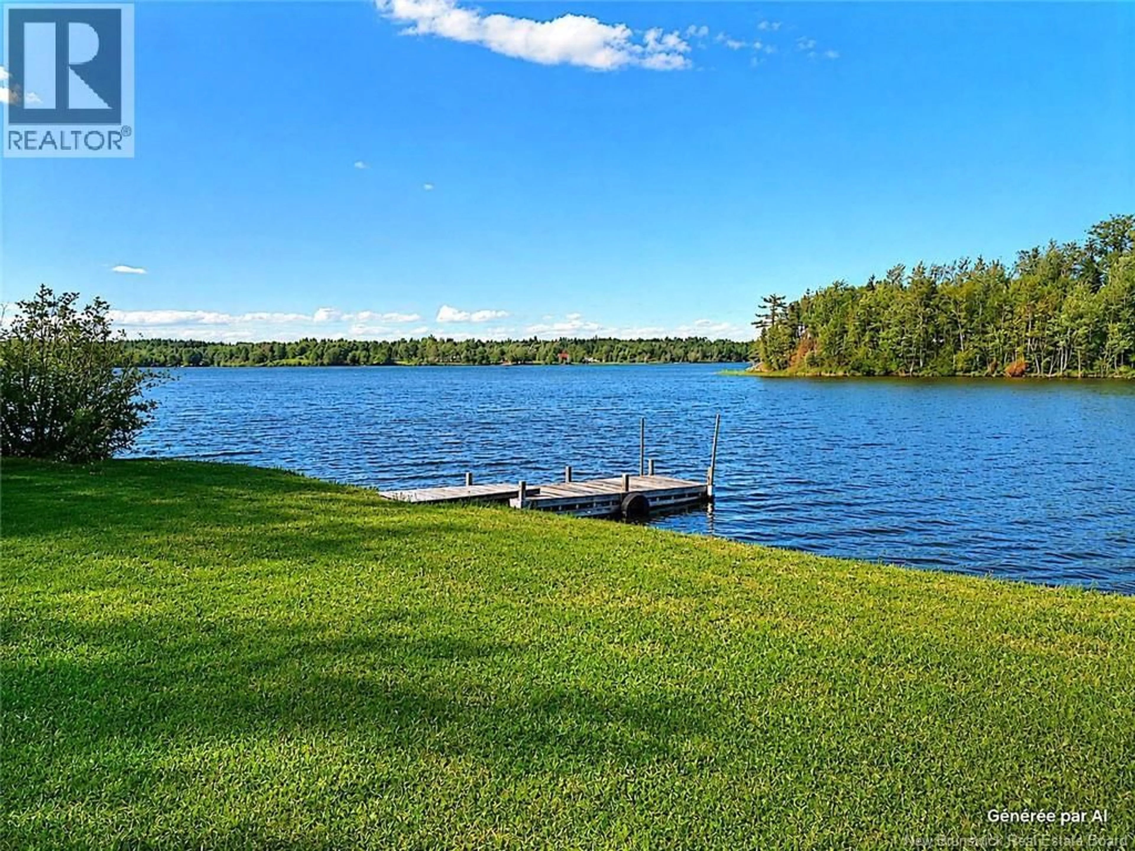 A pic from outside/outdoor area/front of a property/back of a property/a pic from drone, water/lake/river/ocean view for 1794 CH COWANS CREEK, Landry Office New Brunswick E8S2E9