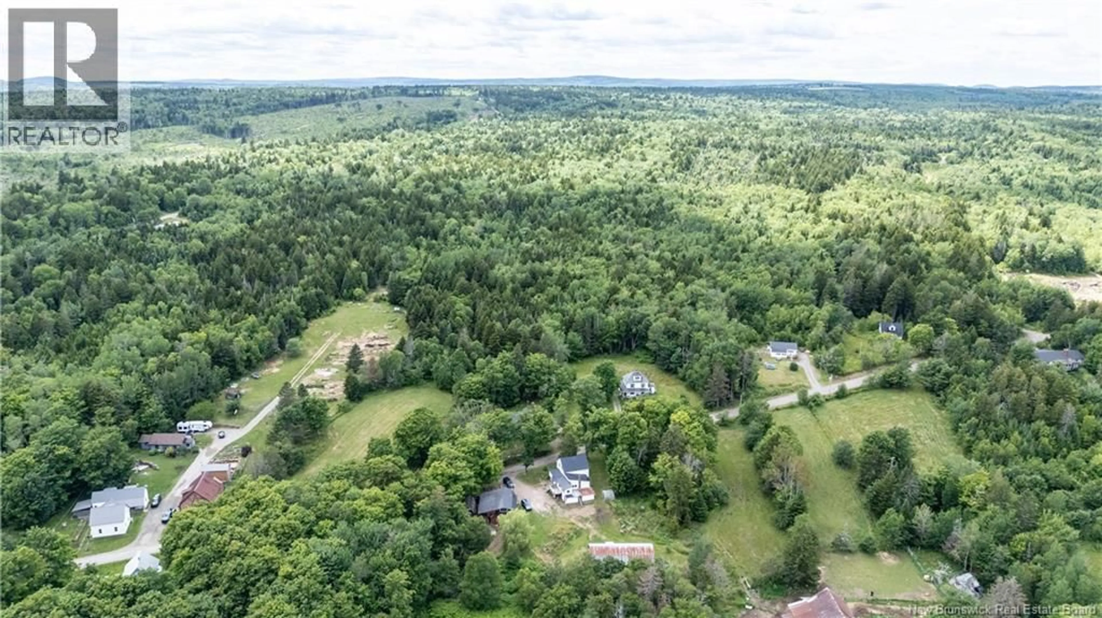 A pic from outside/outdoor area/front of a property/back of a property/a pic from drone, forest/trees view for 30 OLD GREAT ROAD, Hopewell Cape New Brunswick E4H3H4