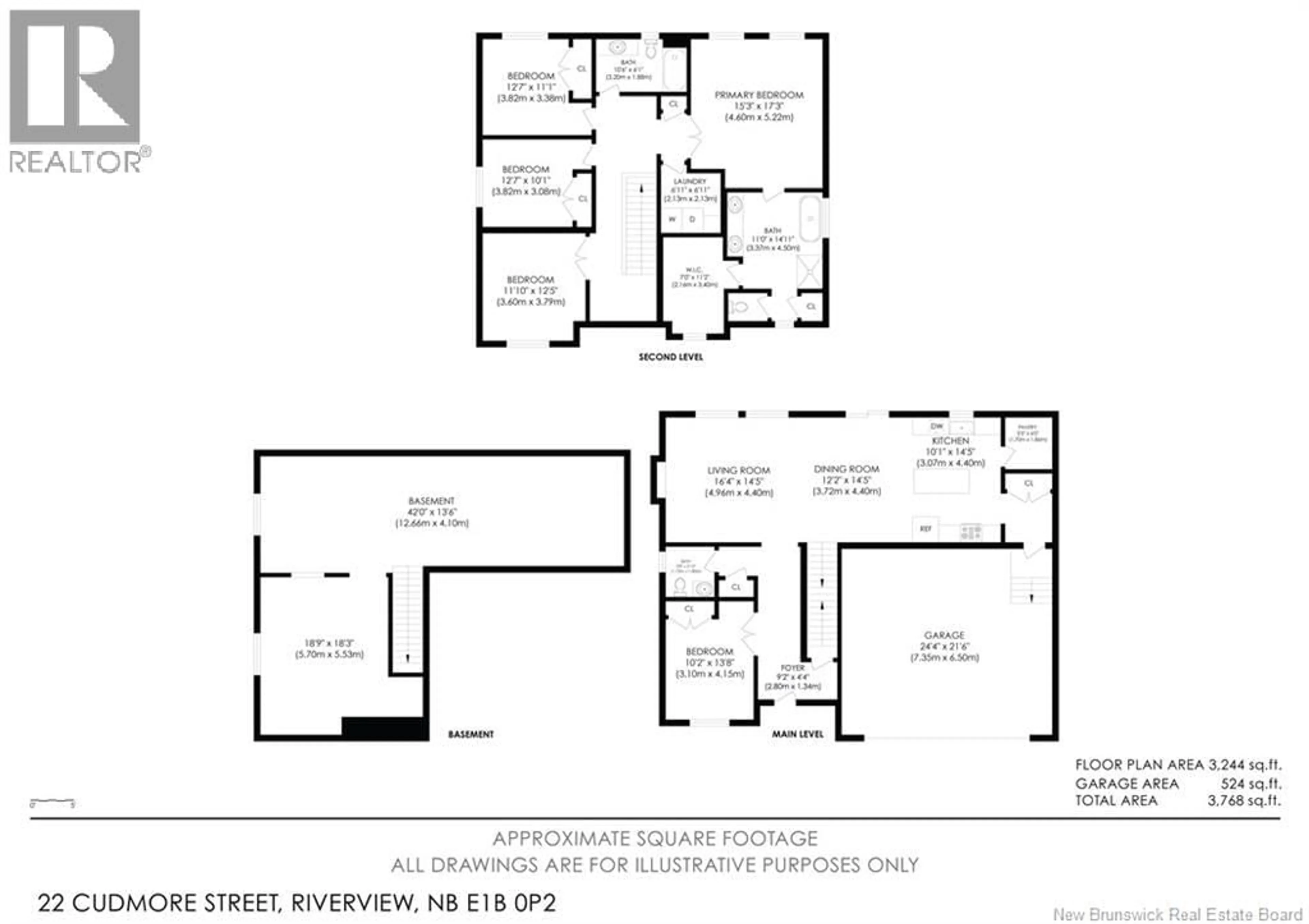 Floor plan for 22 CUDMORE STREET, Riverview New Brunswick E1B0P2