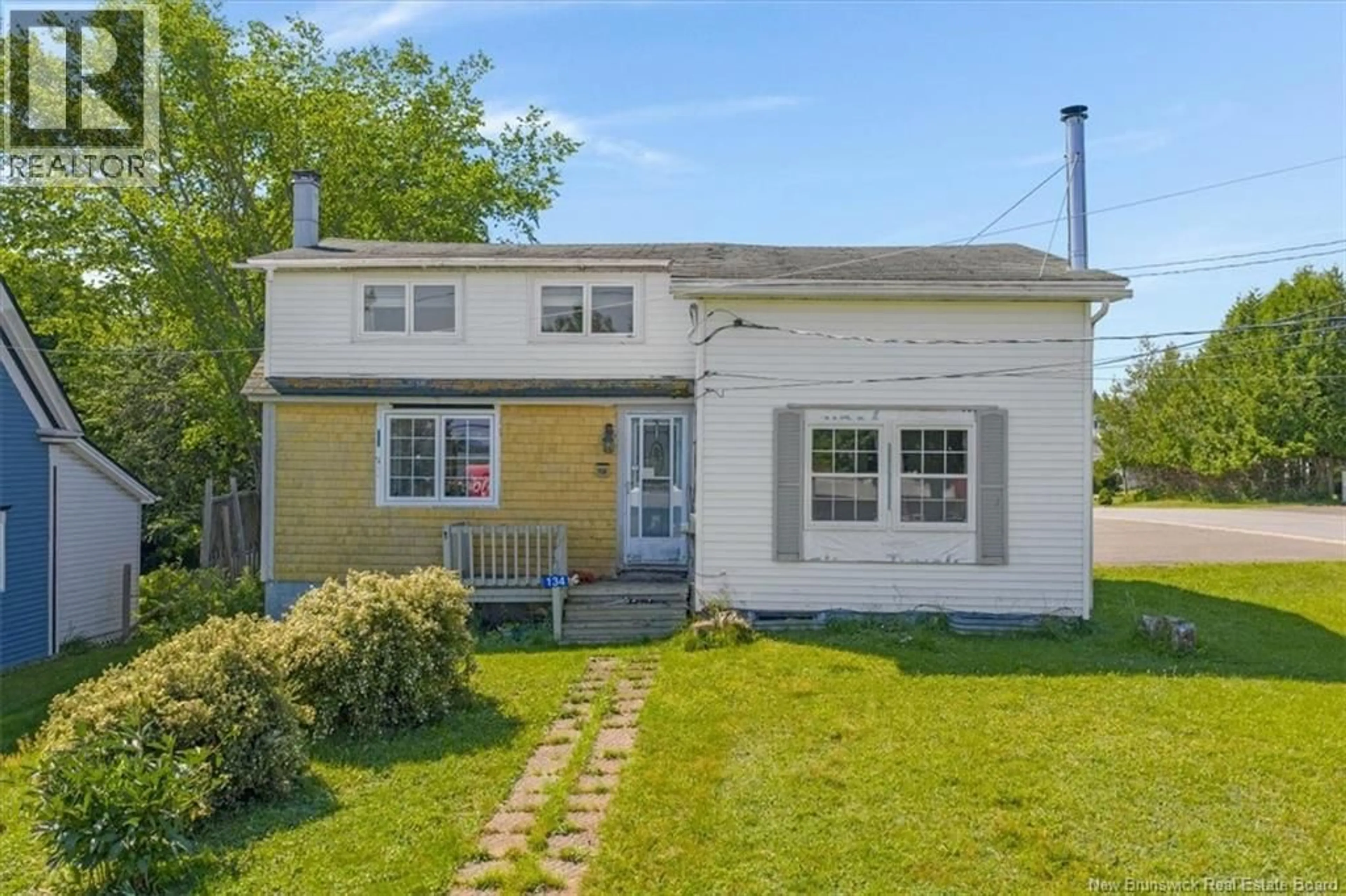 Home with vinyl exterior material, street for 134 BRUNSWICK STREET, St George New Brunswick E5C3A5