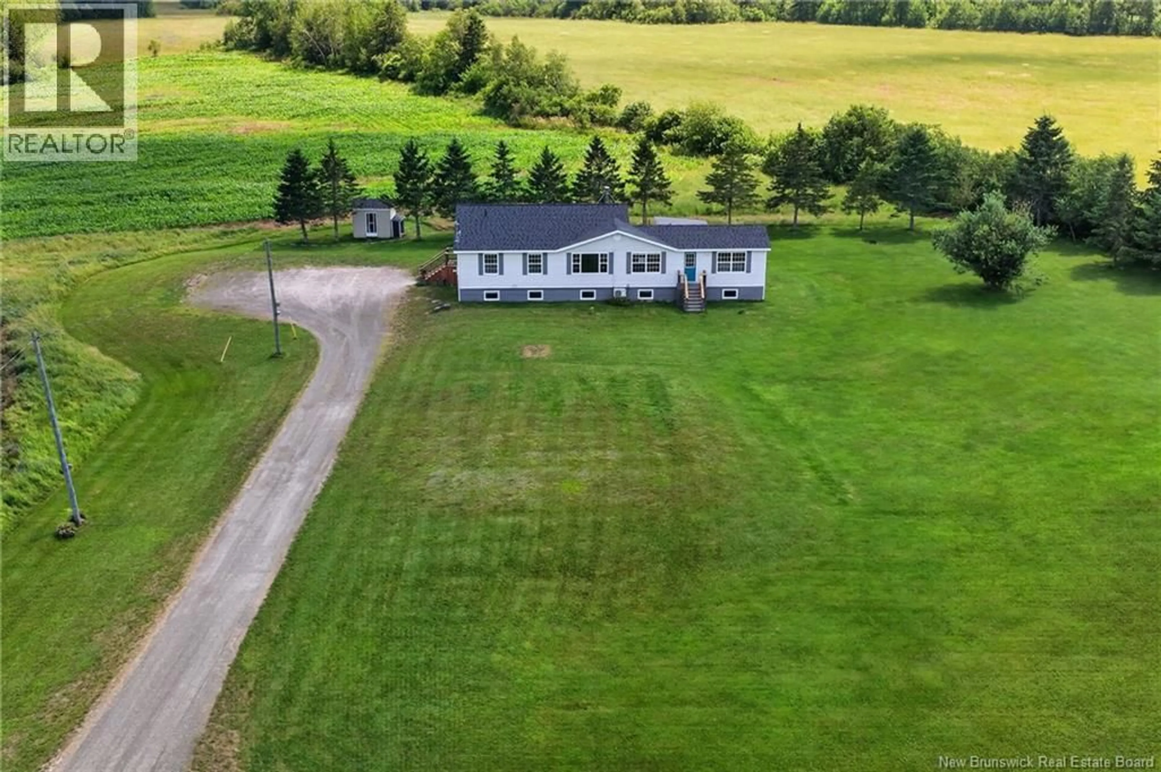 A pic from outside/outdoor area/front of a property/back of a property/a pic from drone, unknown for 6144 ROUTE 880, Lewis Mountain New Brunswick E4J3B6