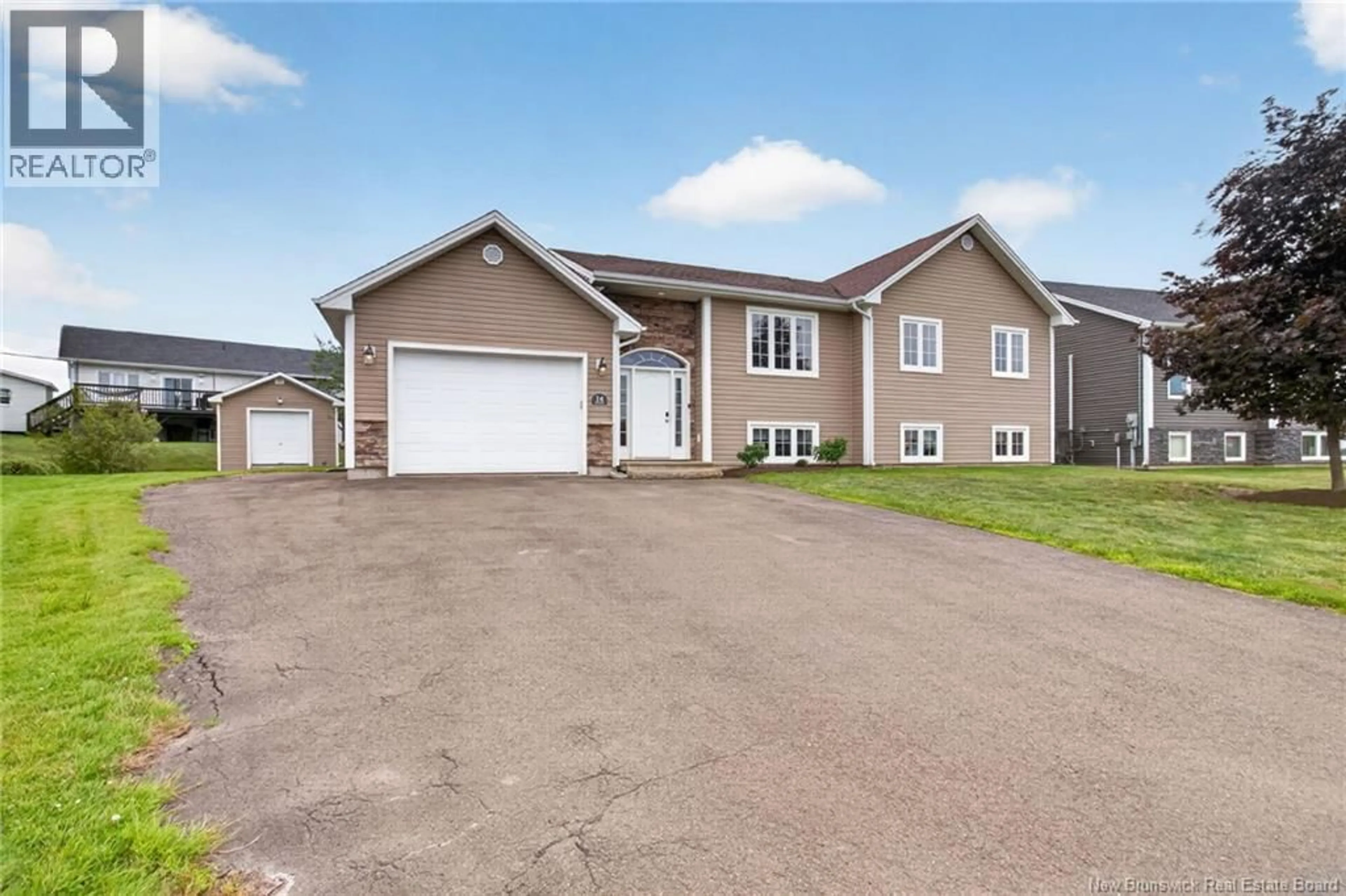 Home with vinyl exterior material, street for 14 HAMMOND STREET, Moncton New Brunswick E1A6C5