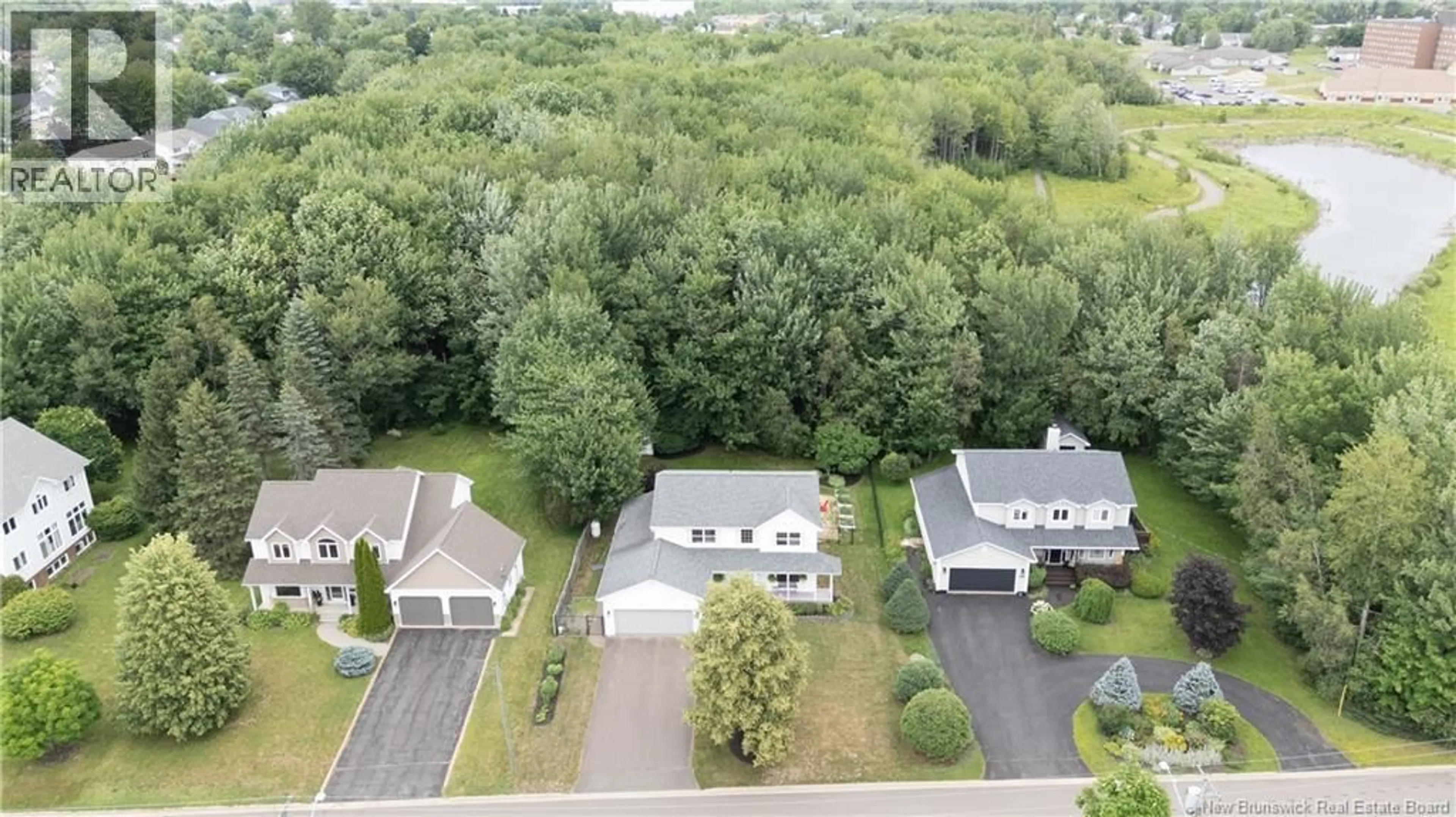 A pic from outside/outdoor area/front of a property/back of a property/a pic from drone, unknown for 127 FAIRVIEW KNOLL DRIVE, Moncton New Brunswick E1A6L2