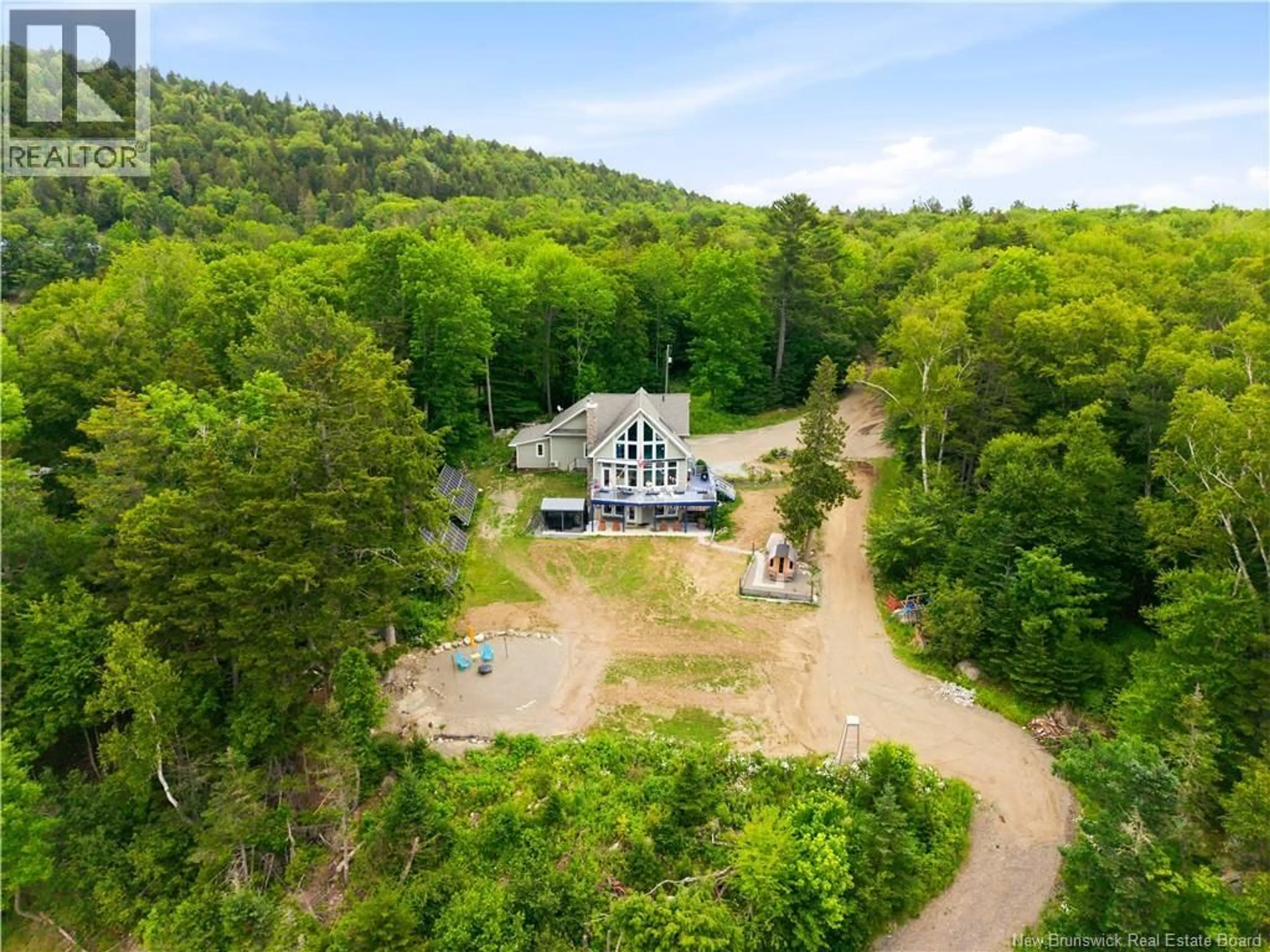 A pic from outside/outdoor area/front of a property/back of a property/a pic from drone, unknown for 240 HILLS POINT ROAD, Oak Bay New Brunswick E3L4J8