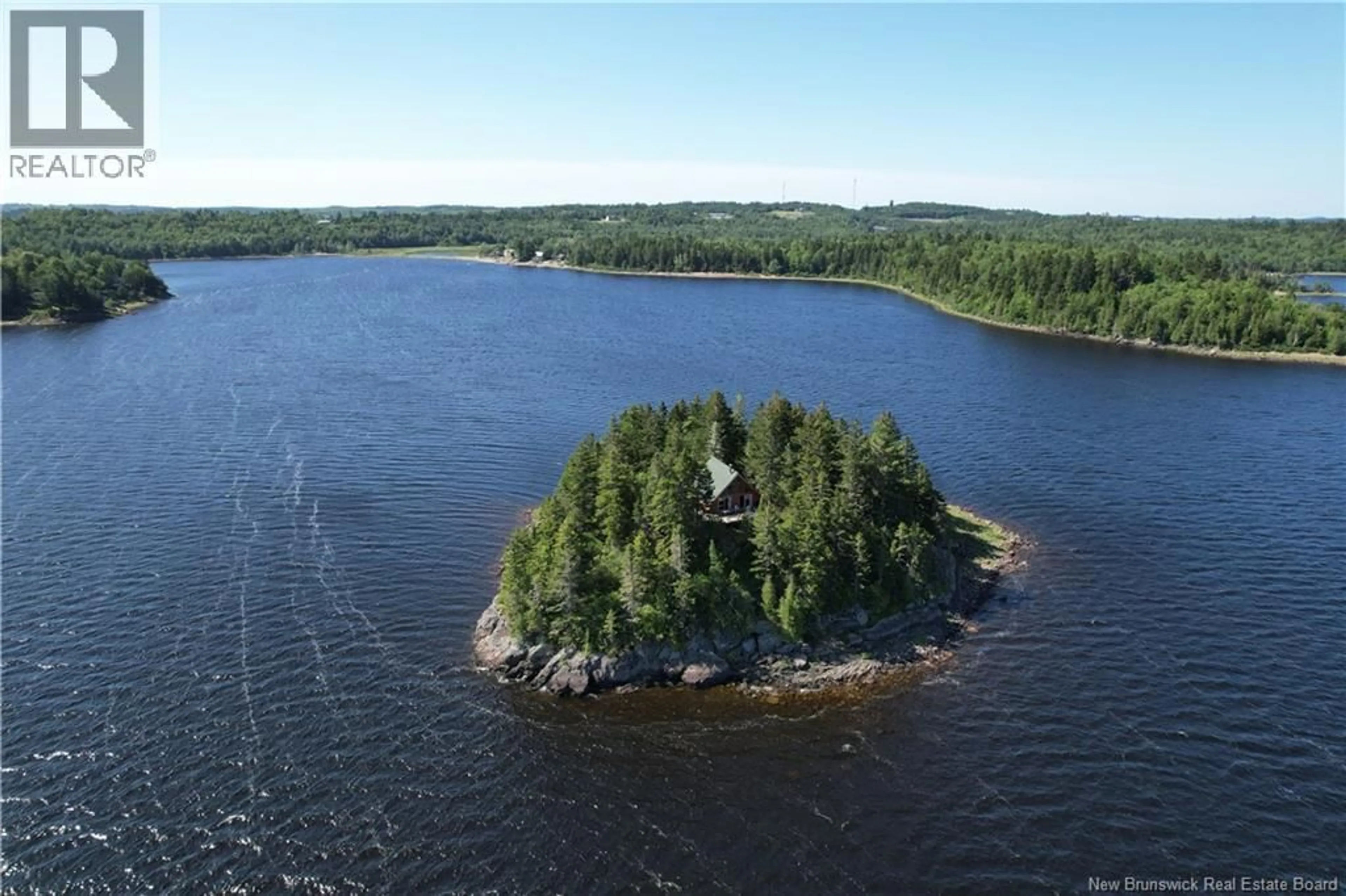 A pic from outside/outdoor area/front of a property/back of a property/a pic from drone, water/lake/river/ocean view for CANNON BALL ISLAND, Canal New Brunswick E5C3N2