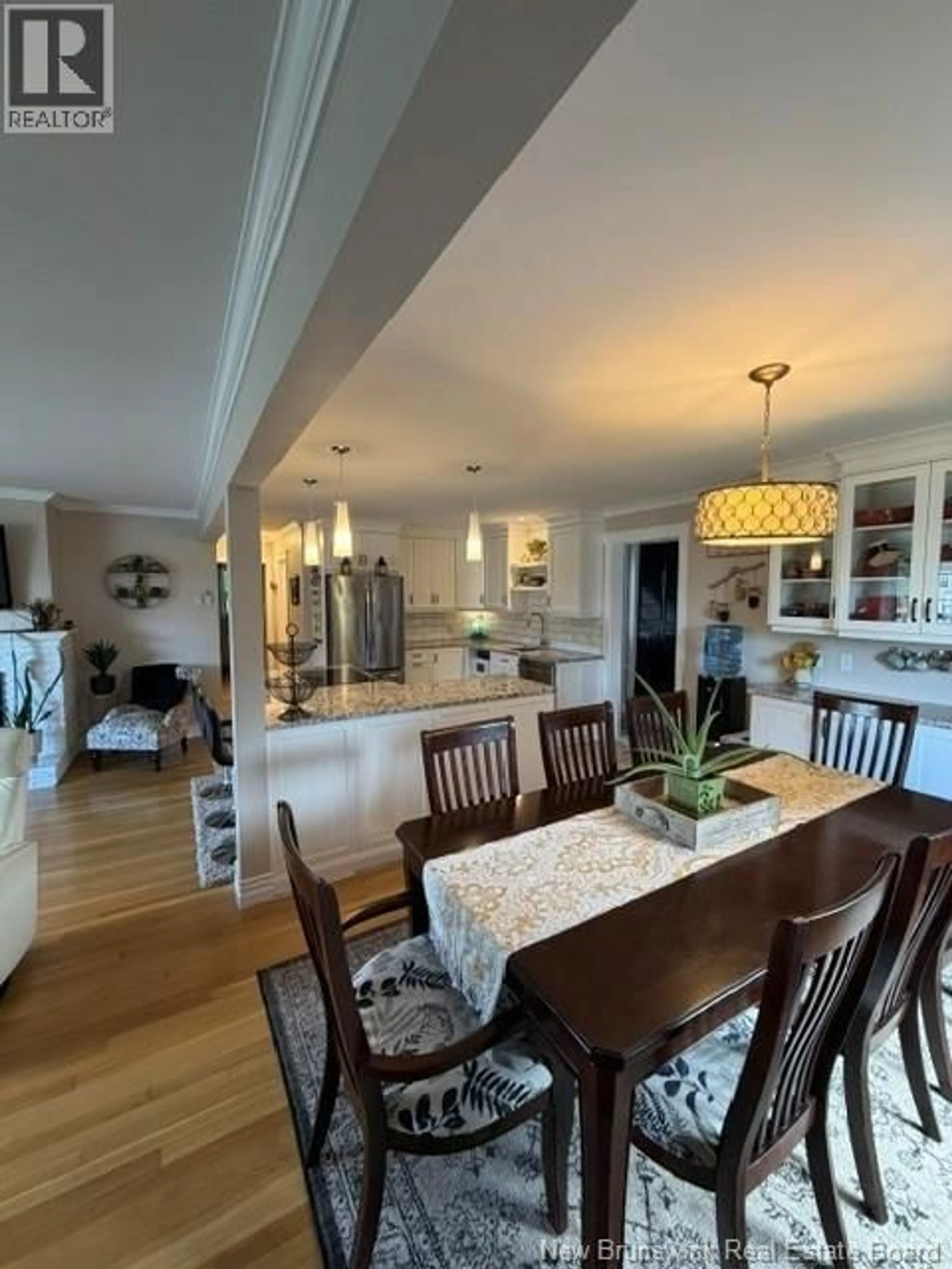 Open concept kitchen, wood/laminate floor for 1029 DEVER ROAD, Saint John New Brunswick E2M4J6