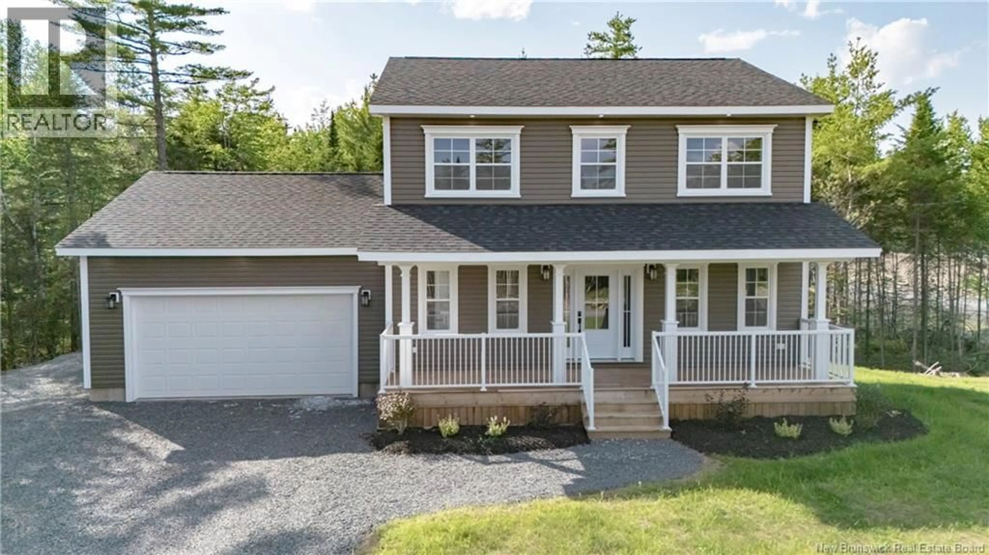 Home with vinyl exterior material, street for 39 LAURA LANE, Charters Settlement New Brunswick E3C0R4
