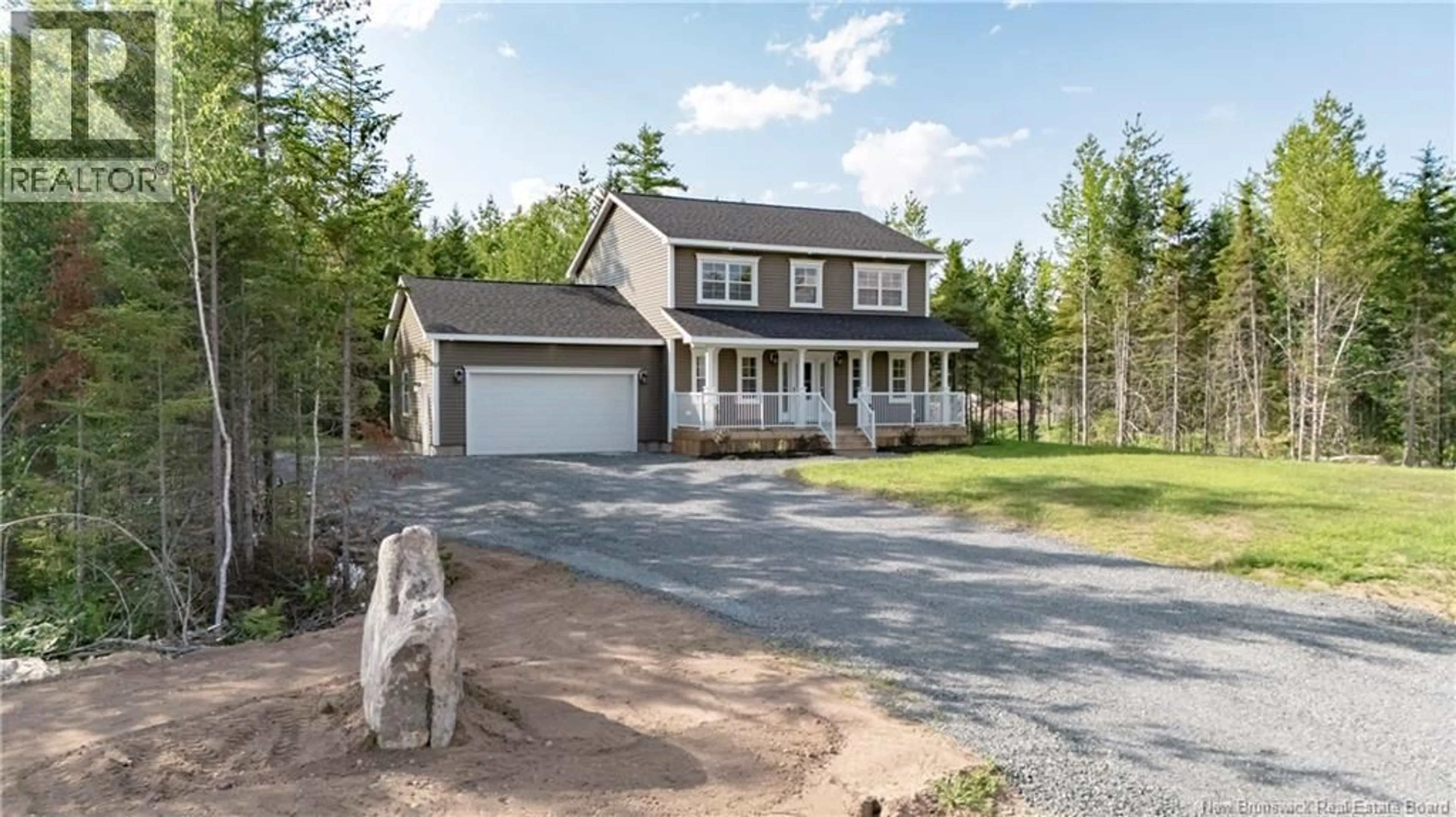 Home with vinyl exterior material, street for 39 LAURA LANE, Charters Settlement New Brunswick E3C0R4