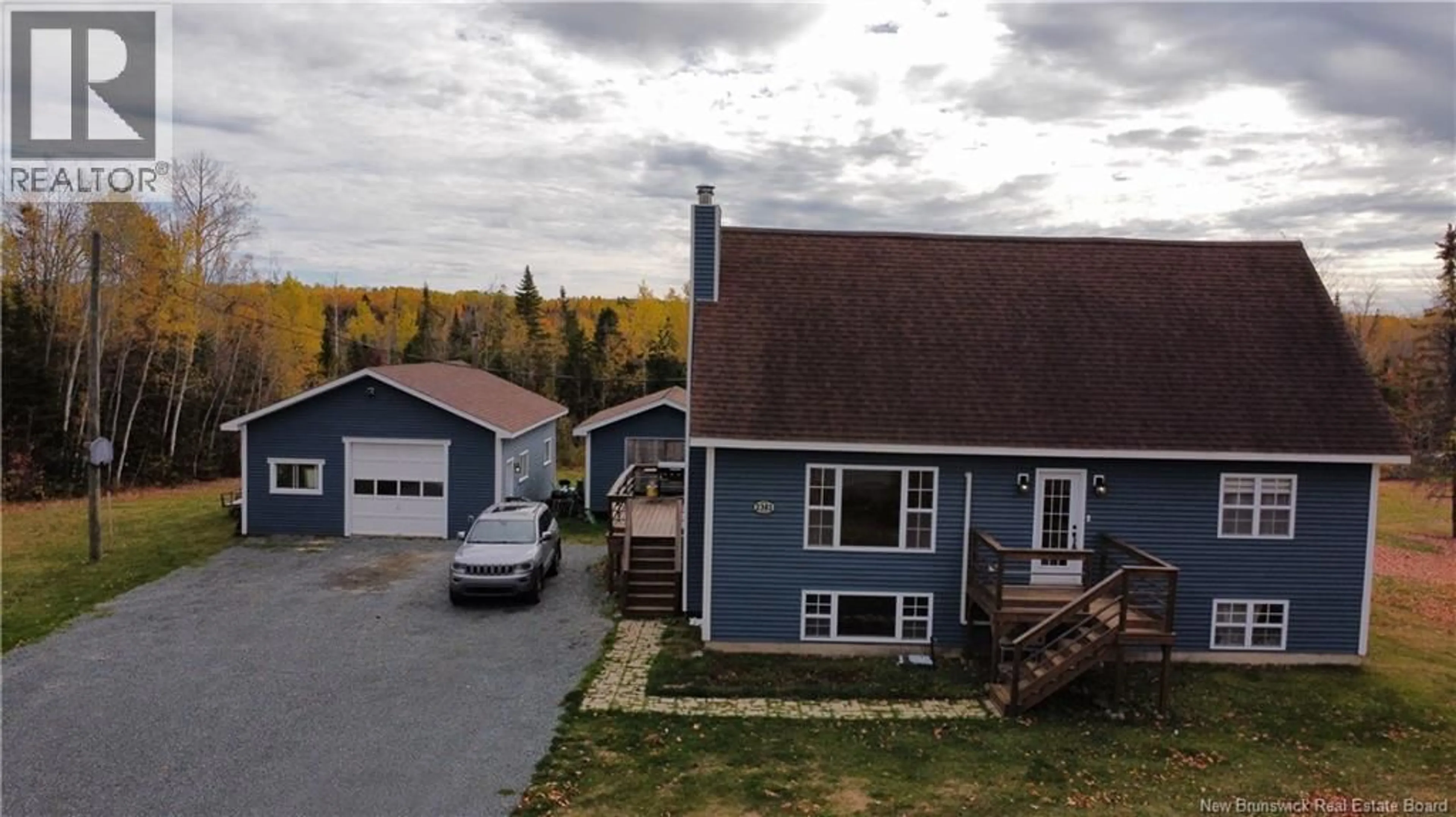 A pic from outside/outdoor area/front of a property/back of a property/a pic from drone, street for 2381 SORMANY STREET, Sormany New Brunswick E8K3A9