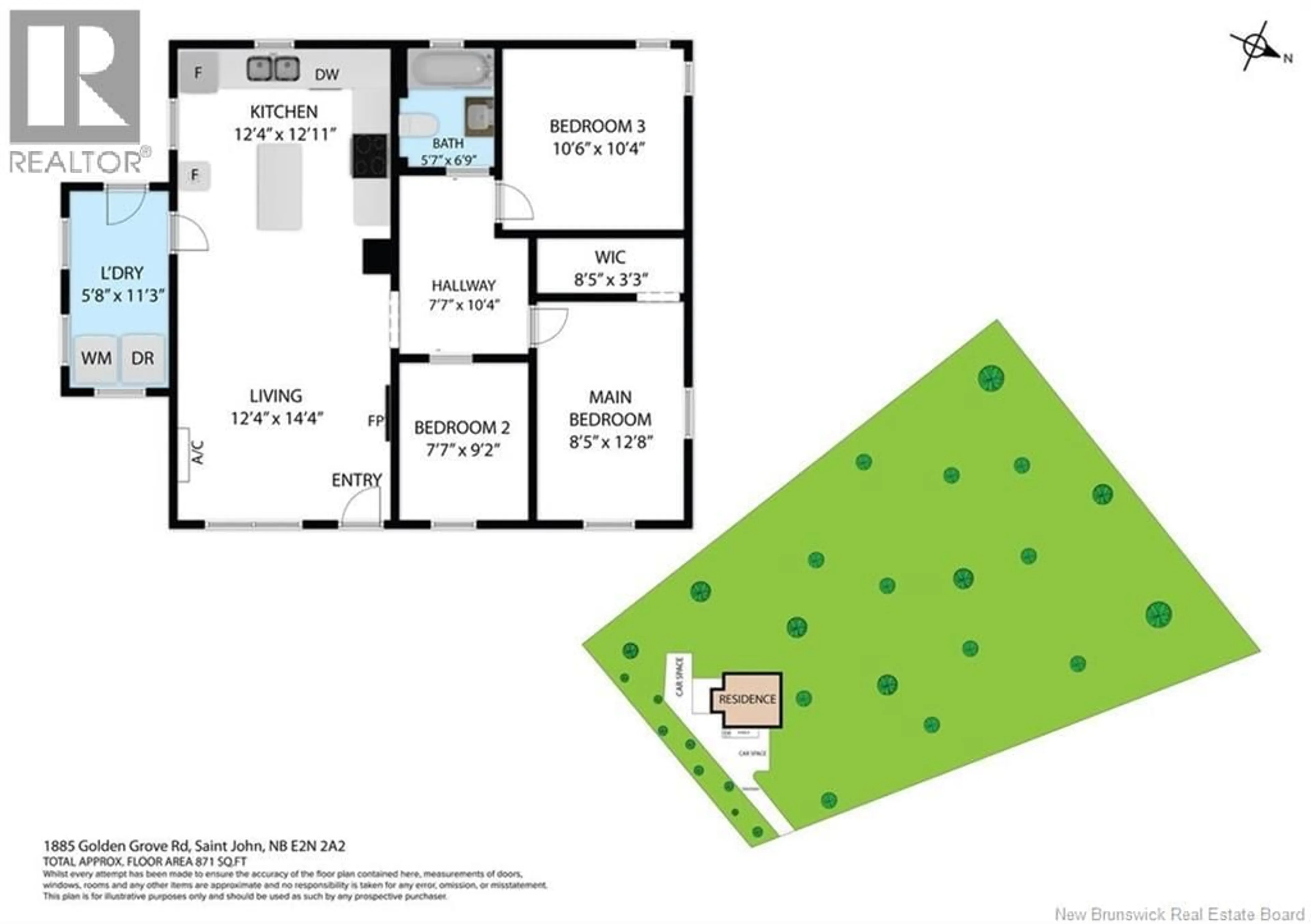Floor plan for 1885 GOLDEN GROVE ROAD, Saint John New Brunswick E2N2A2