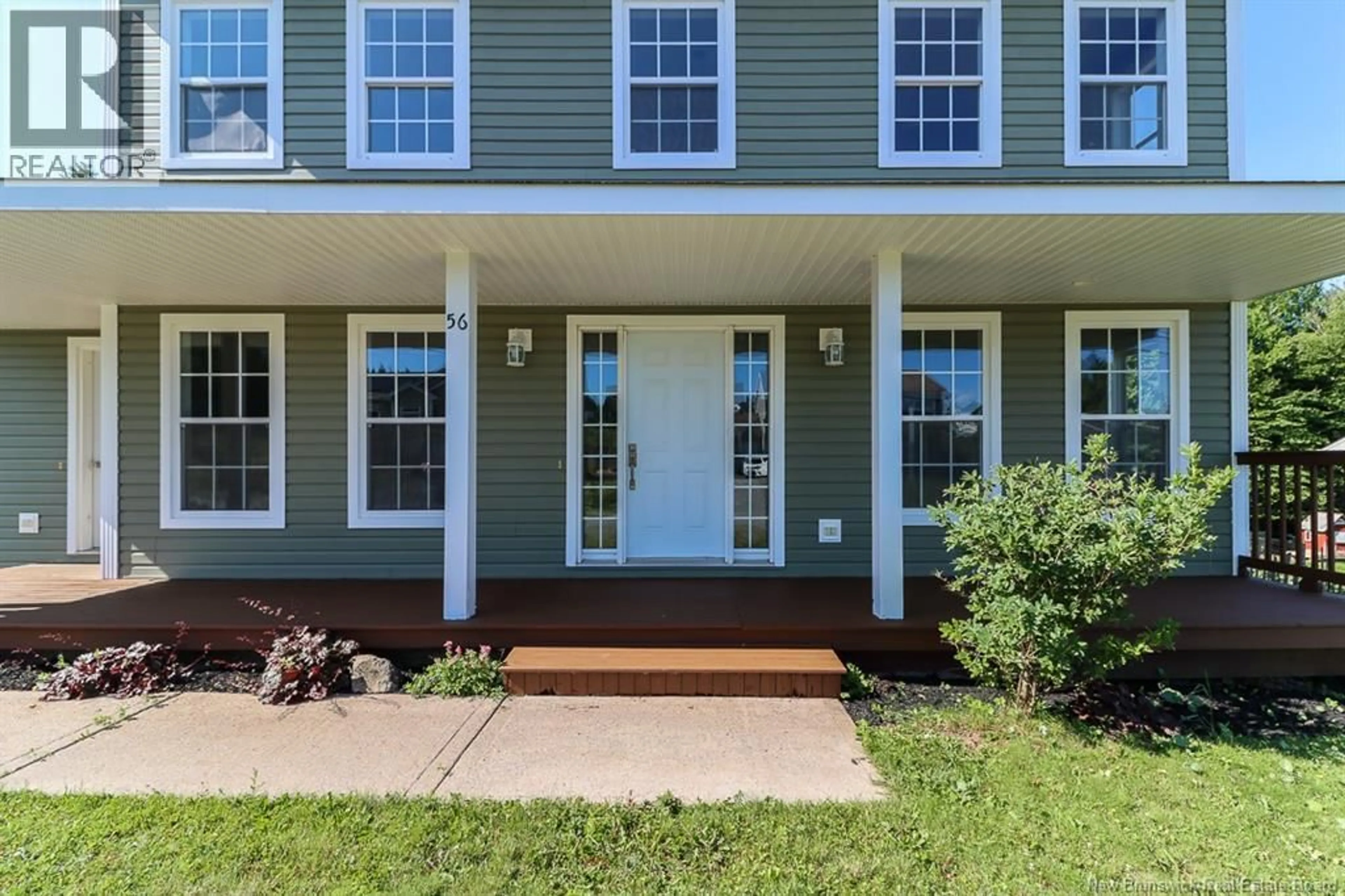 Home with vinyl exterior material, street for 56 HEARTHSTONE DRIVE, Quispamsis New Brunswick E2G0C5
