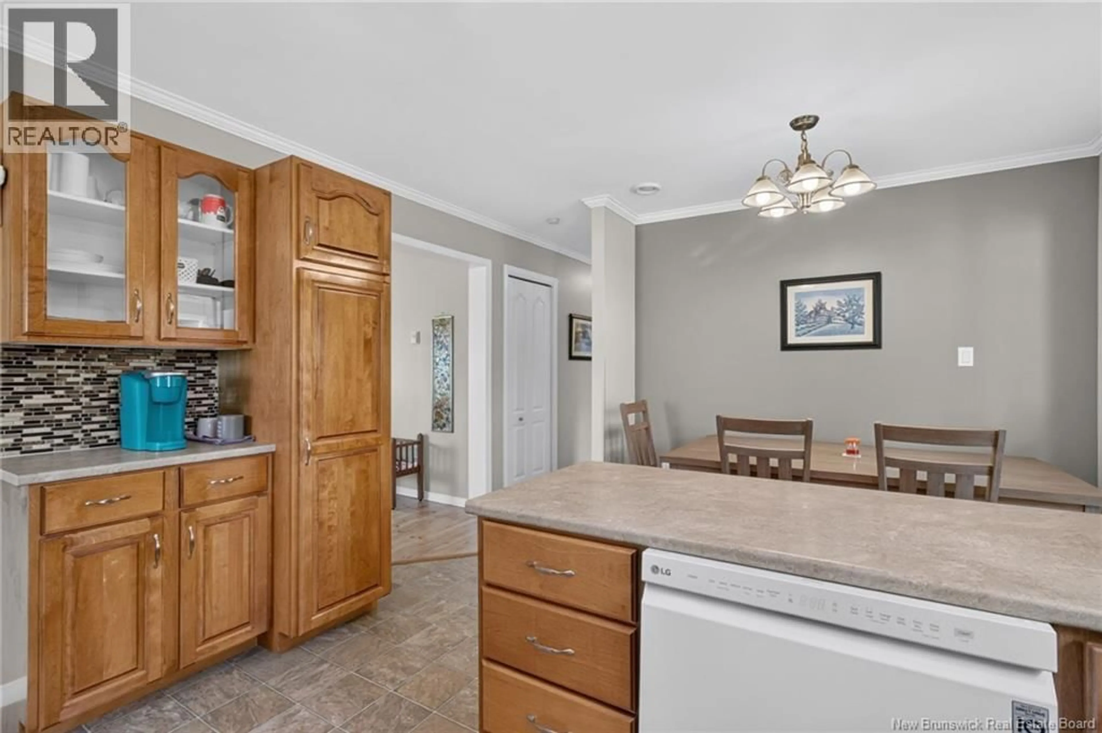 Open concept kitchen, ceramic/tile floor for 23 HEMMINGWAY LANE, Riverview New Brunswick E1B0C5