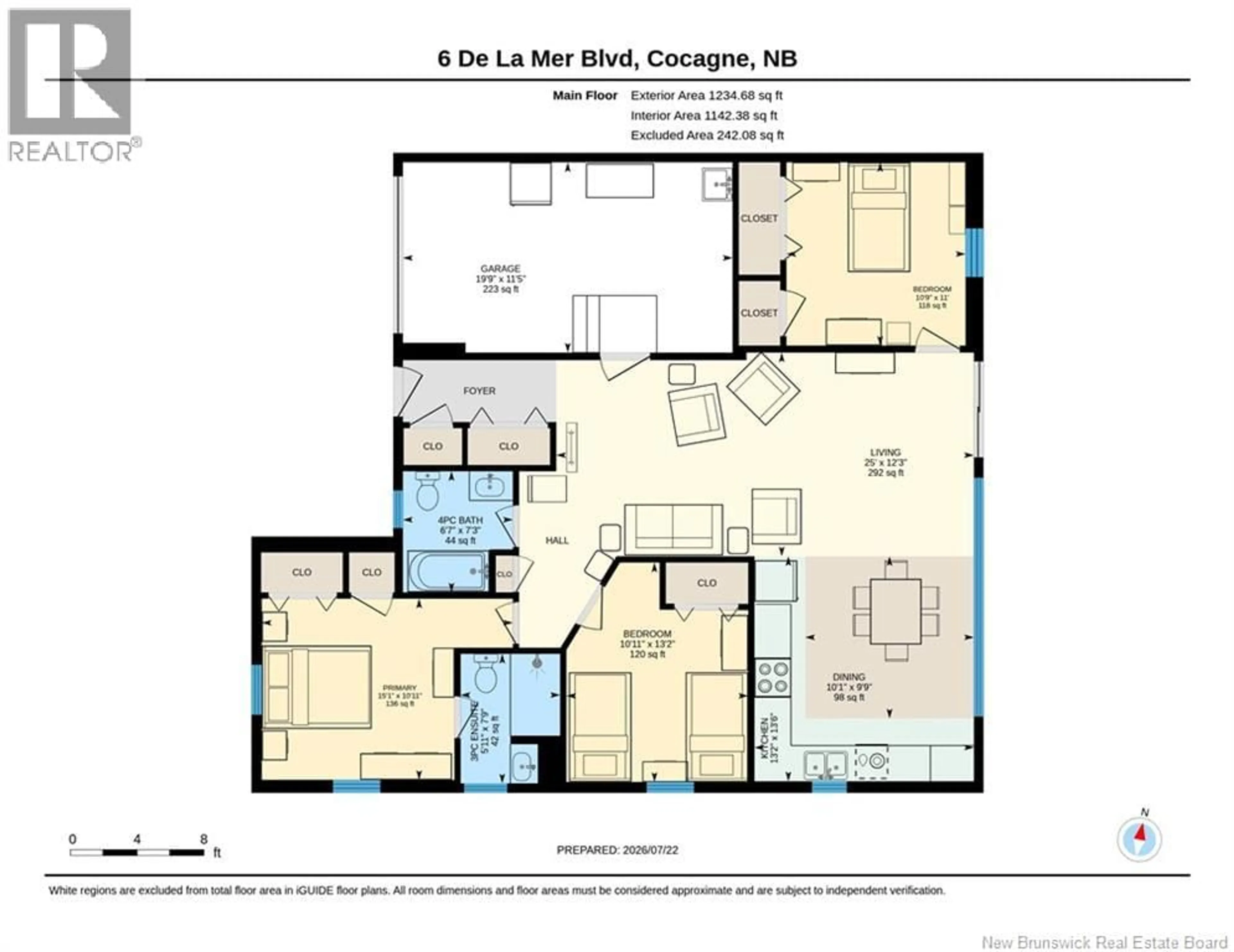 Floor plan for 6 DE LA MER BOULEVARD, Cocagne New Brunswick E4R2L9