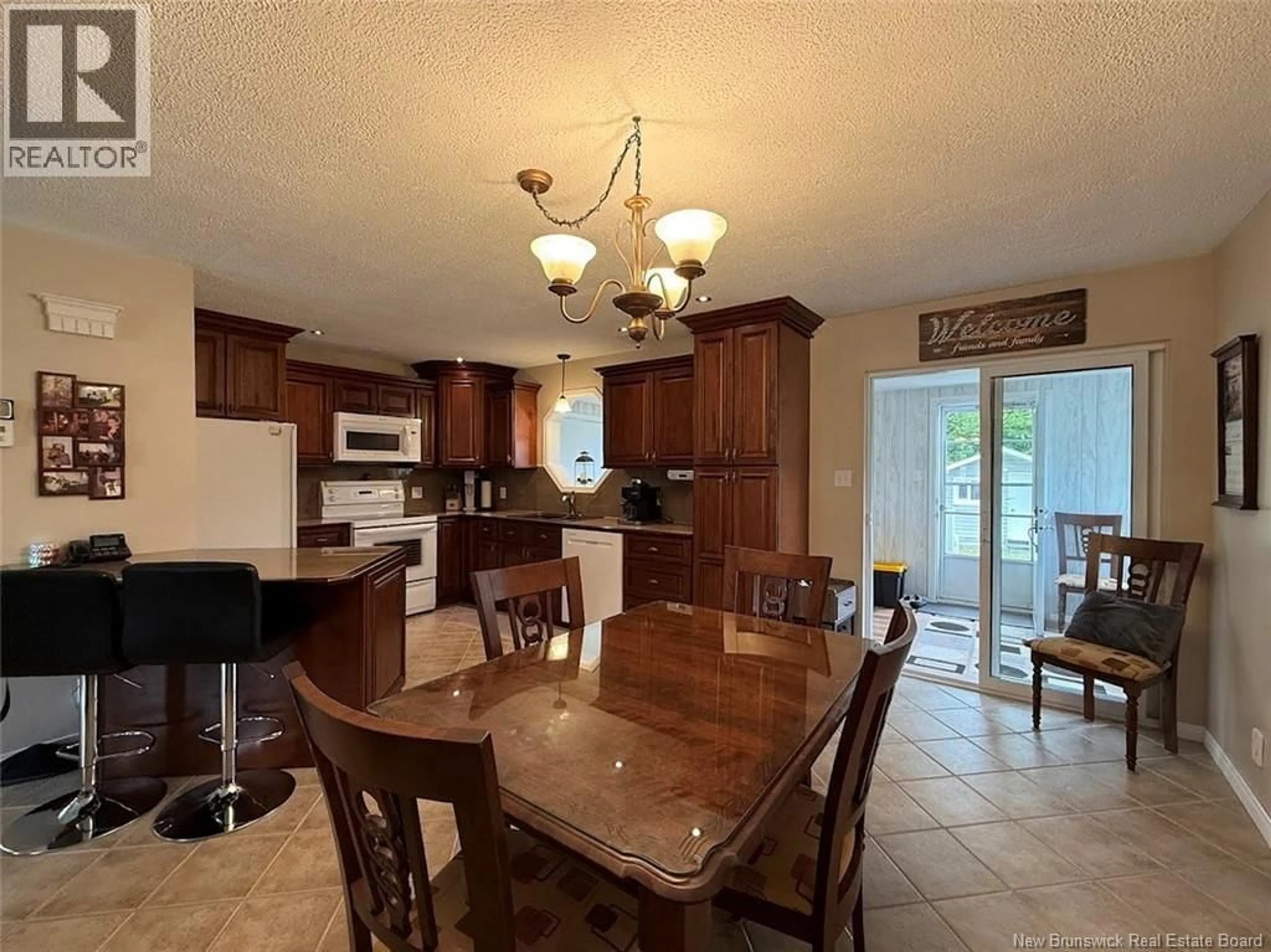 Open concept kitchen, ceramic/tile floor for 128 DE LA POINTE ROAD, Lac Baker New Brunswick E7A1J2