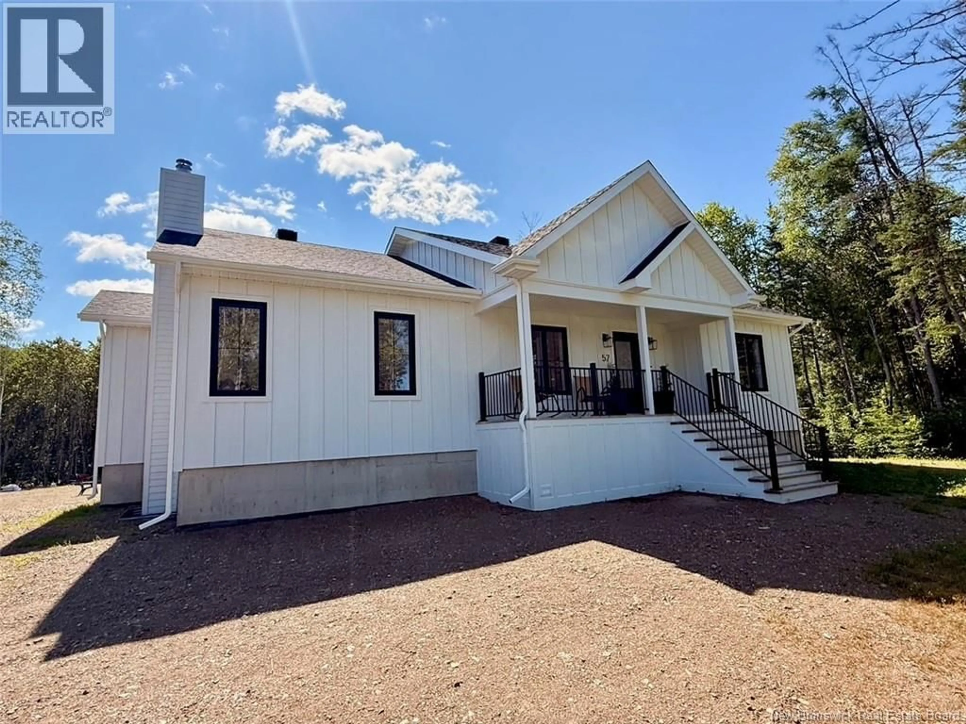Home with vinyl exterior material, unknown for 57 THOMPSON ROAD, Charlo New Brunswick E8E2S6