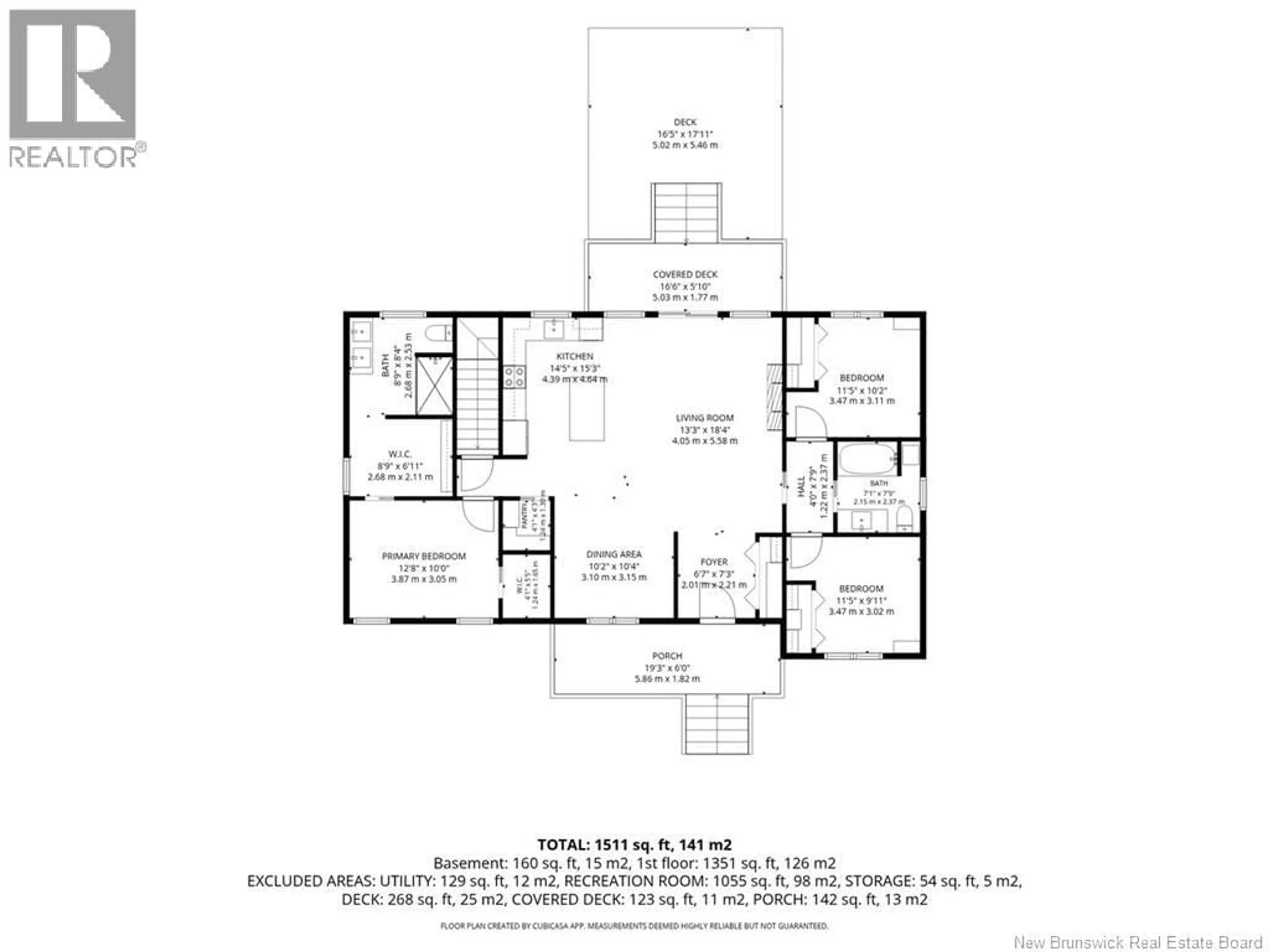 Floor plan for 57 THOMPSON ROAD, Charlo New Brunswick E8E2S6