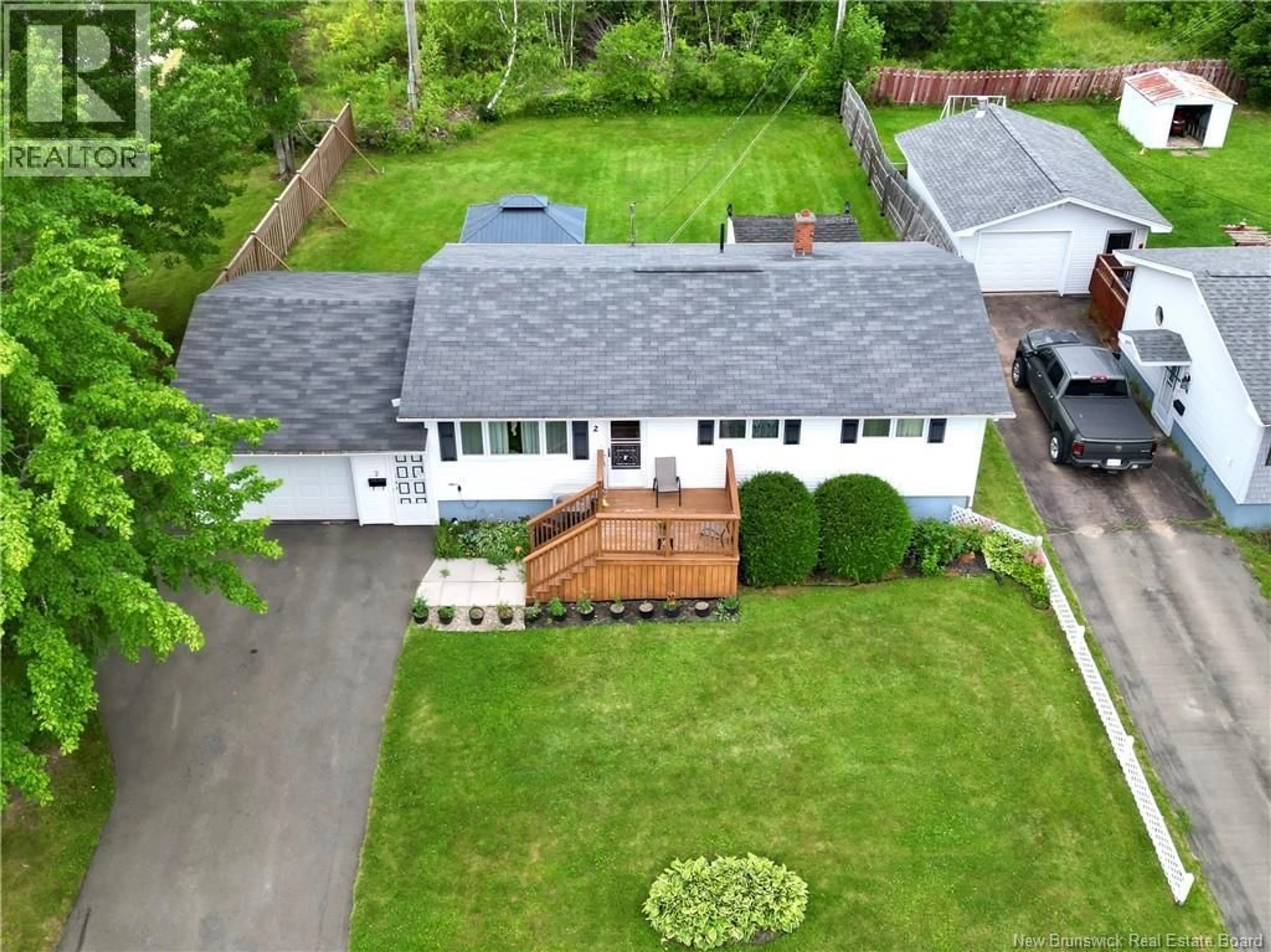A pic from outside/outdoor area/front of a property/back of a property/a pic from drone, street for 2 MANCHESTER CRESCENT, Riverview New Brunswick E1B3G4