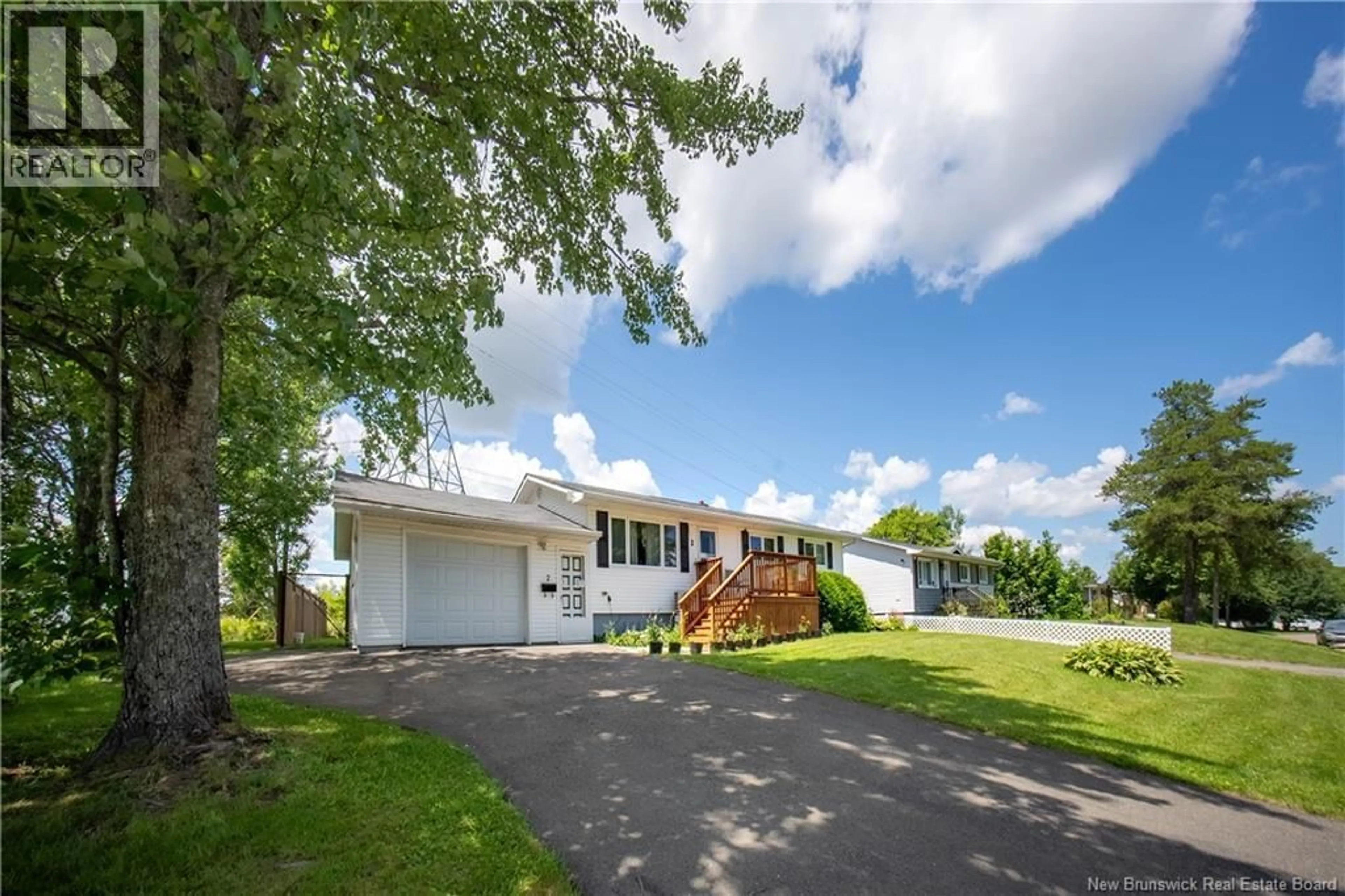 A pic from outside/outdoor area/front of a property/back of a property/a pic from drone, street for 2 MANCHESTER CRESCENT, Riverview New Brunswick E1B3G4