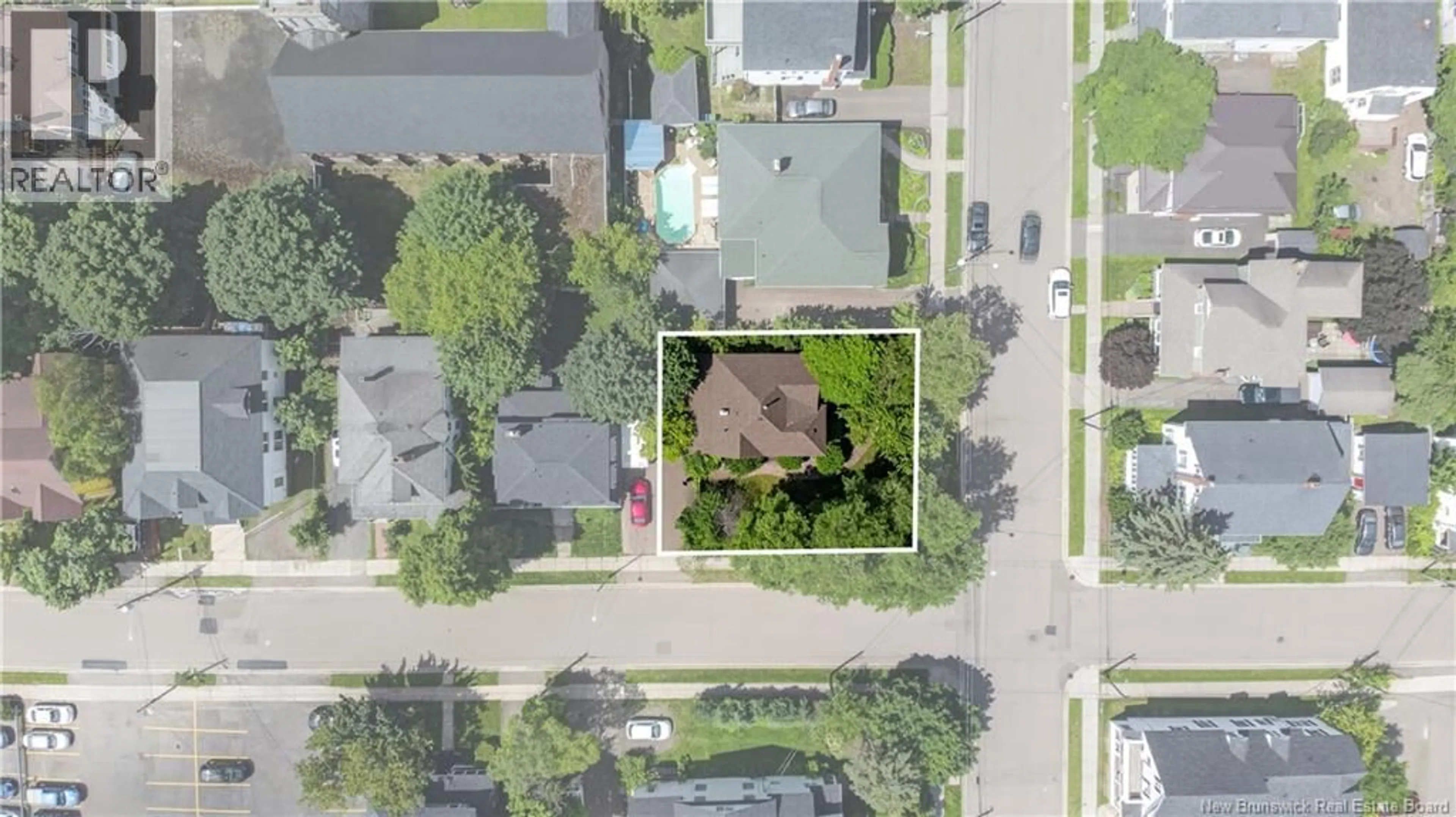 A pic from outside/outdoor area/front of a property/back of a property/a pic from drone, street for 144 BONACCORD STREET, Moncton New Brunswick E1C5L6