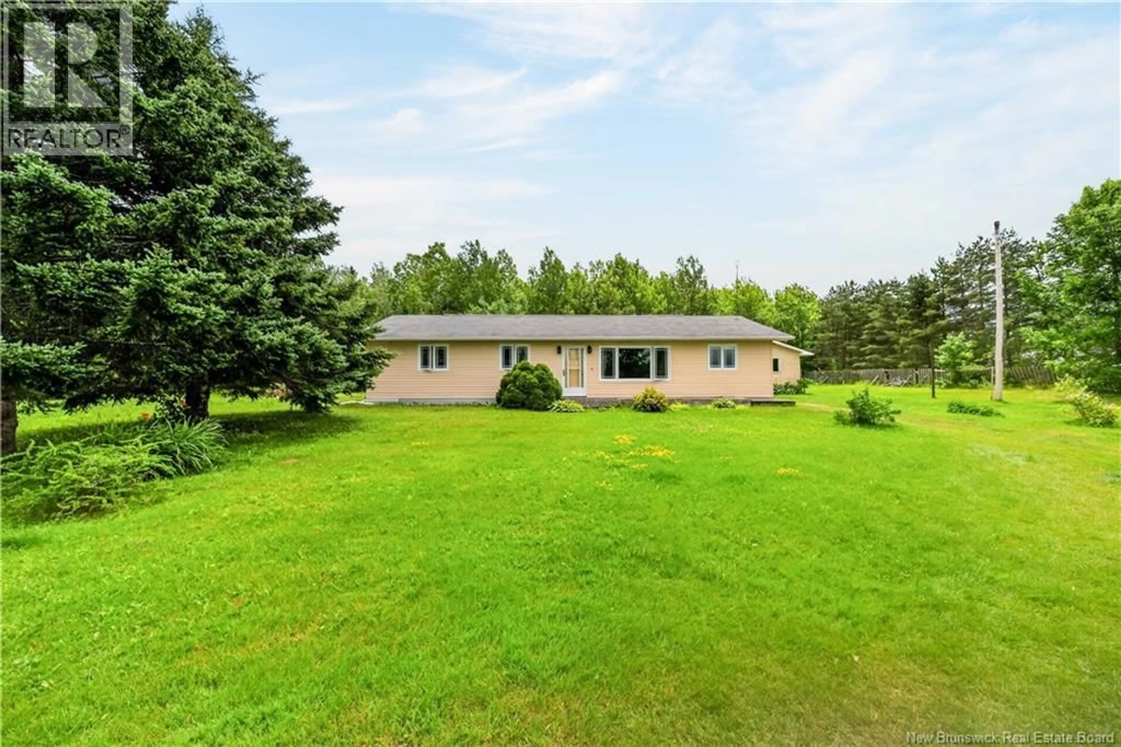 A pic from outside/outdoor area/front of a property/back of a property/a pic from drone, water/lake/river/ocean view for 59 BANNISTER ROAD, Colpitts Settlement New Brunswick E4J1A3