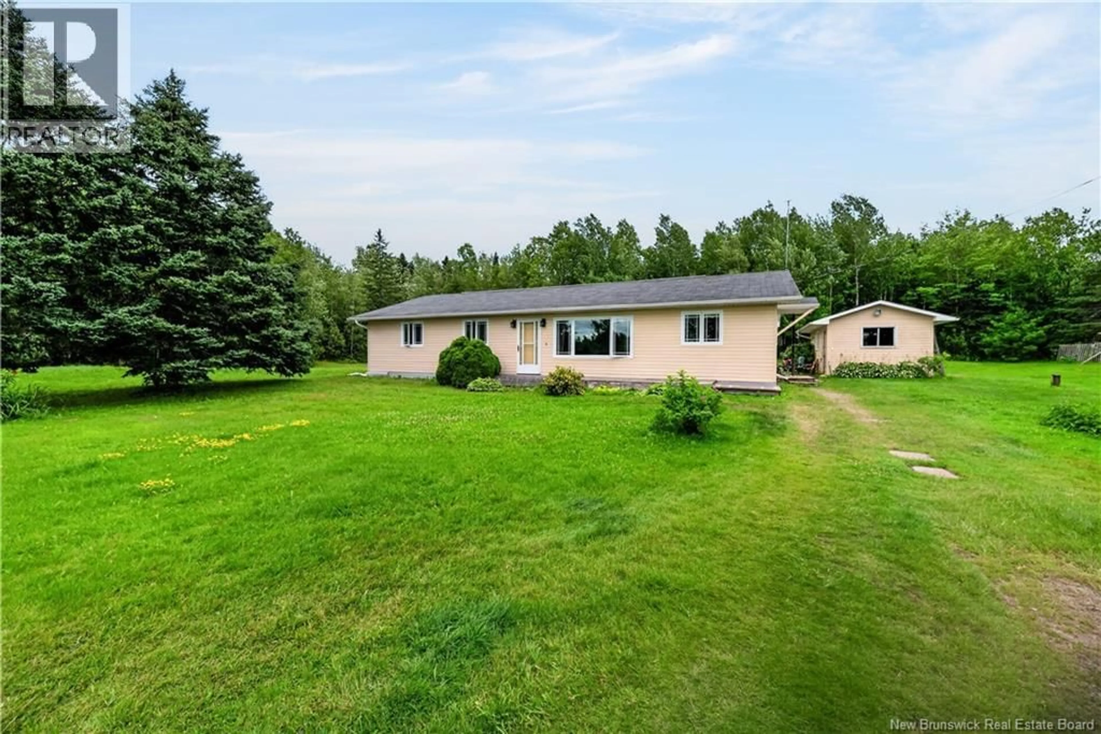 A pic from outside/outdoor area/front of a property/back of a property/a pic from drone, unknown for 59 BANNISTER ROAD, Colpitts Settlement New Brunswick E4J1A3