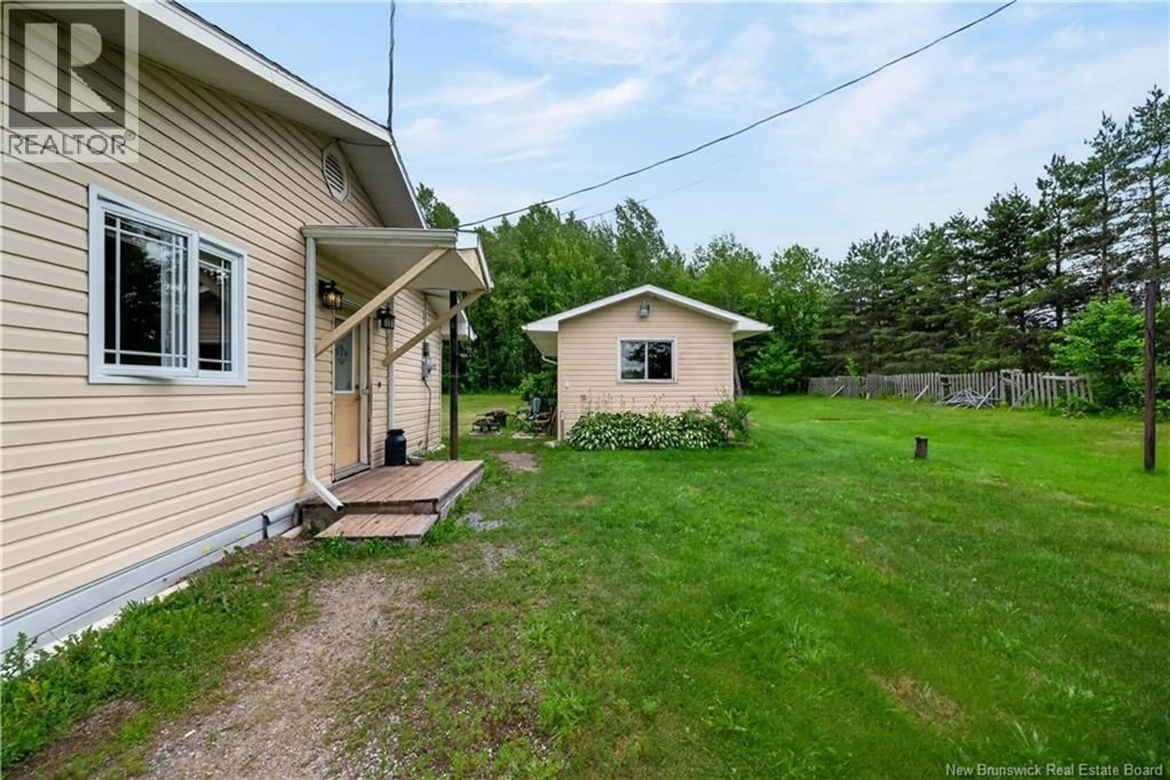 A pic from outside/outdoor area/front of a property/back of a property/a pic from drone, unknown for 59 BANNISTER ROAD, Colpitts Settlement New Brunswick E4J1A3