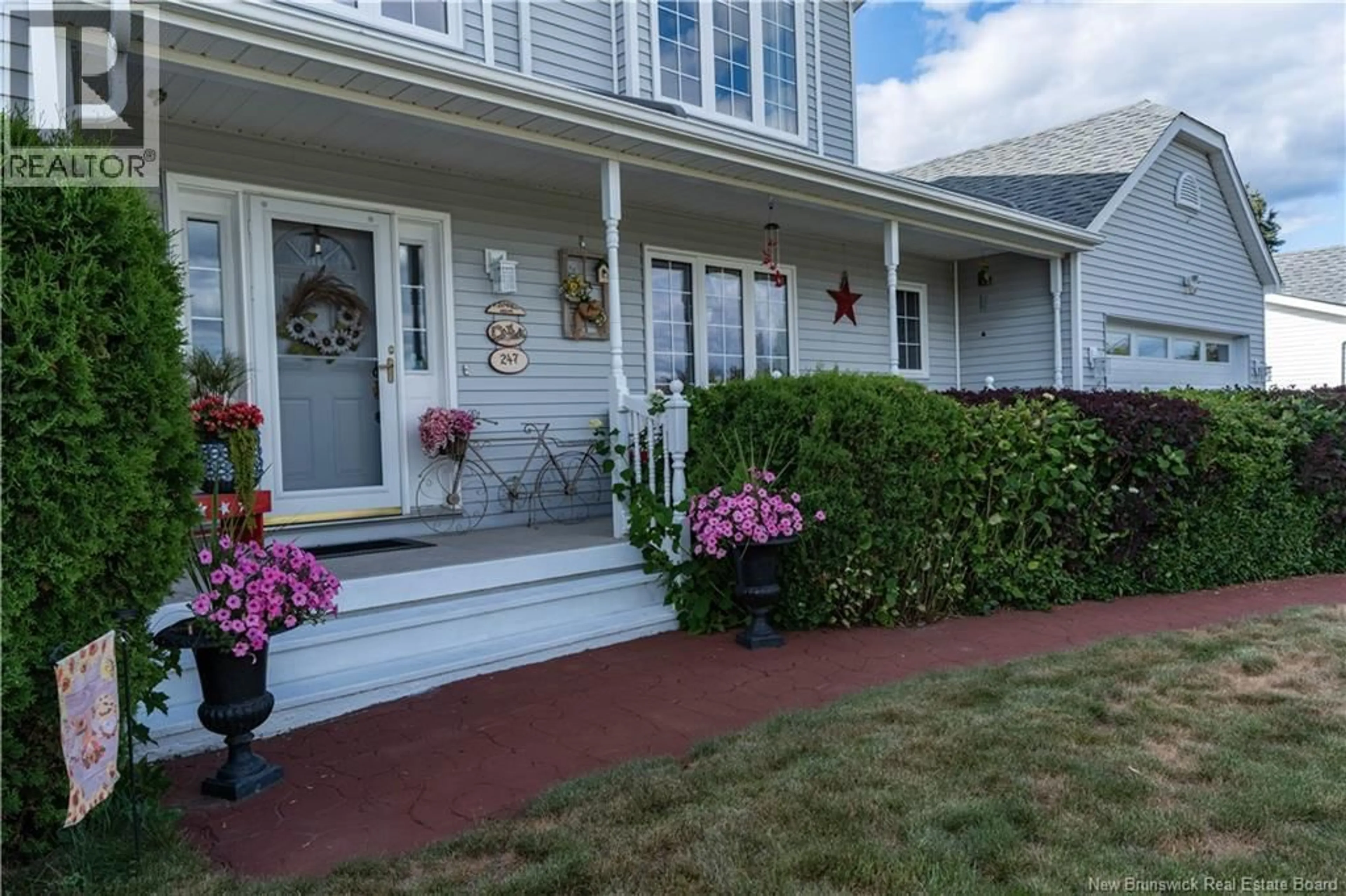 Home with vinyl exterior material, street for 247 DAWSON STREET, Miramichi New Brunswick E1V4A5