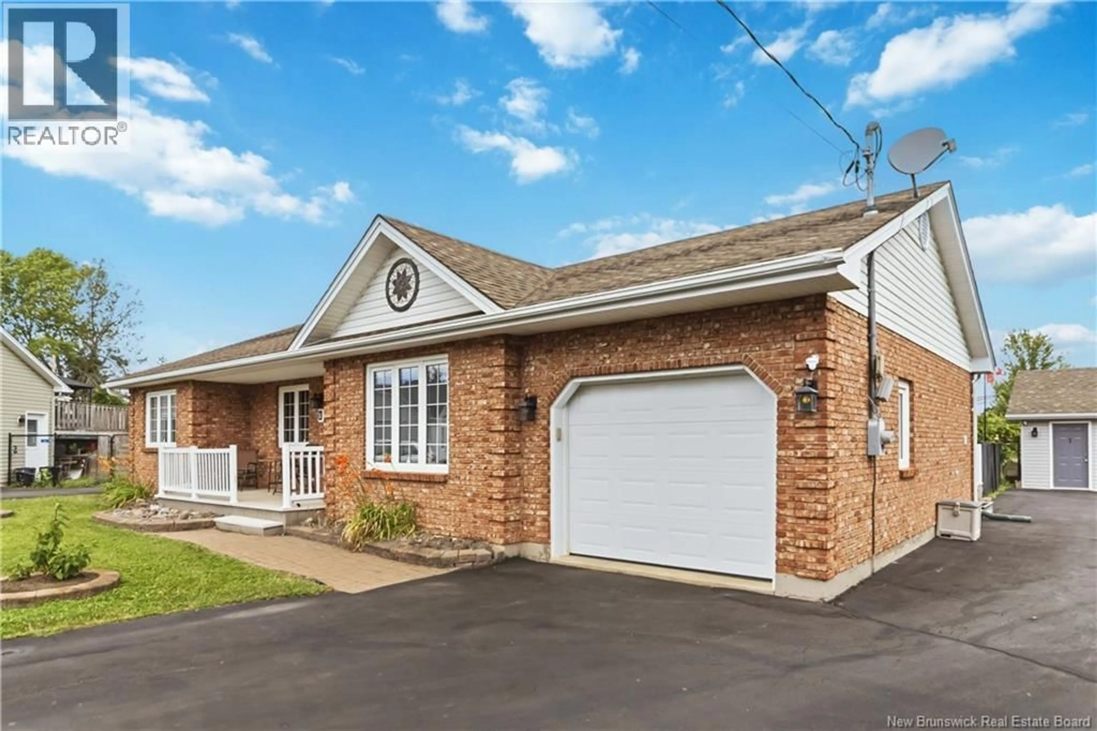 Home with brick exterior material, street for 1 ACTON COURT, Moncton New Brunswick E1G2K3
