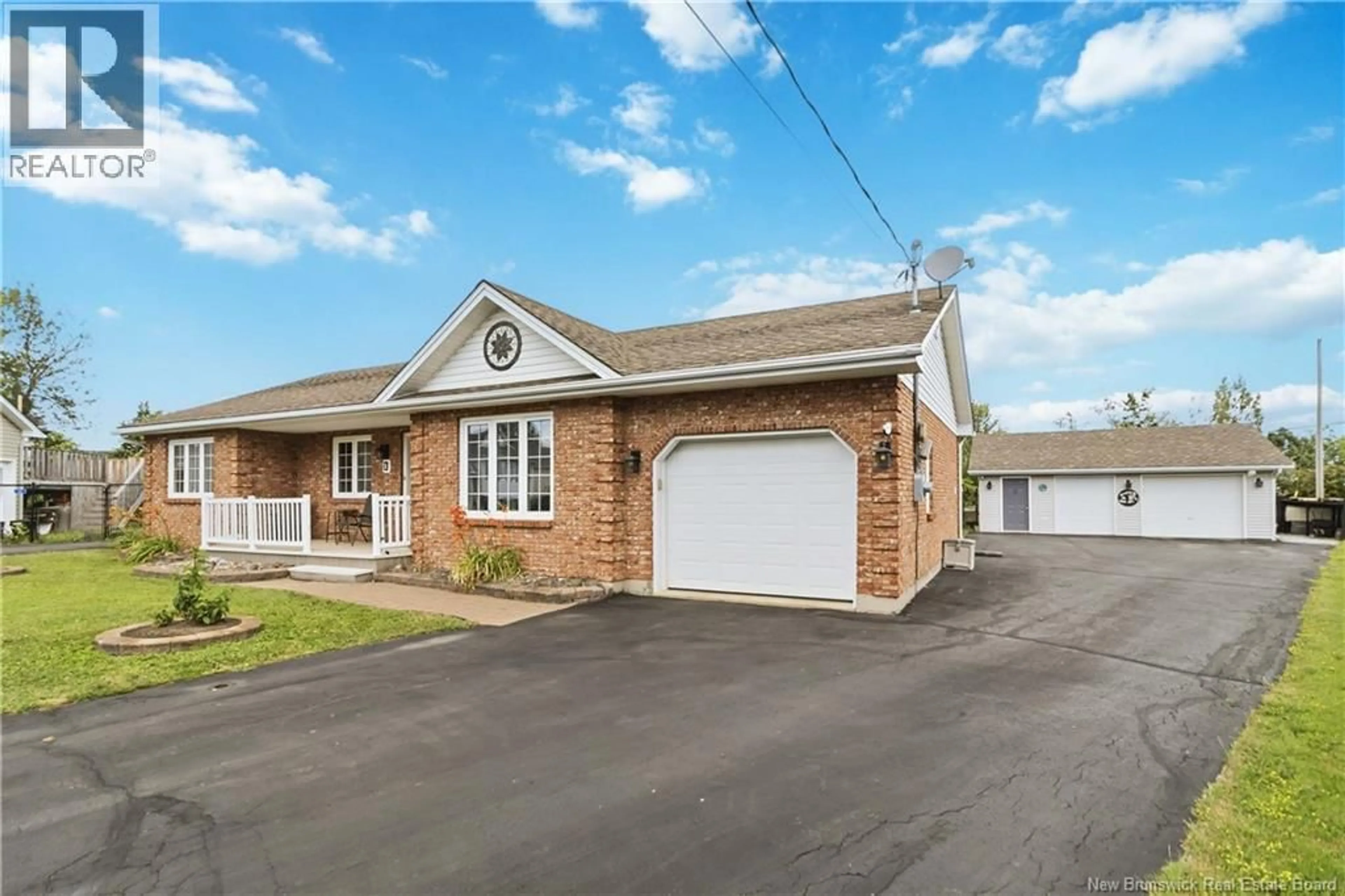 Home with brick exterior material, street for 1 ACTON COURT, Moncton New Brunswick E1G2K3